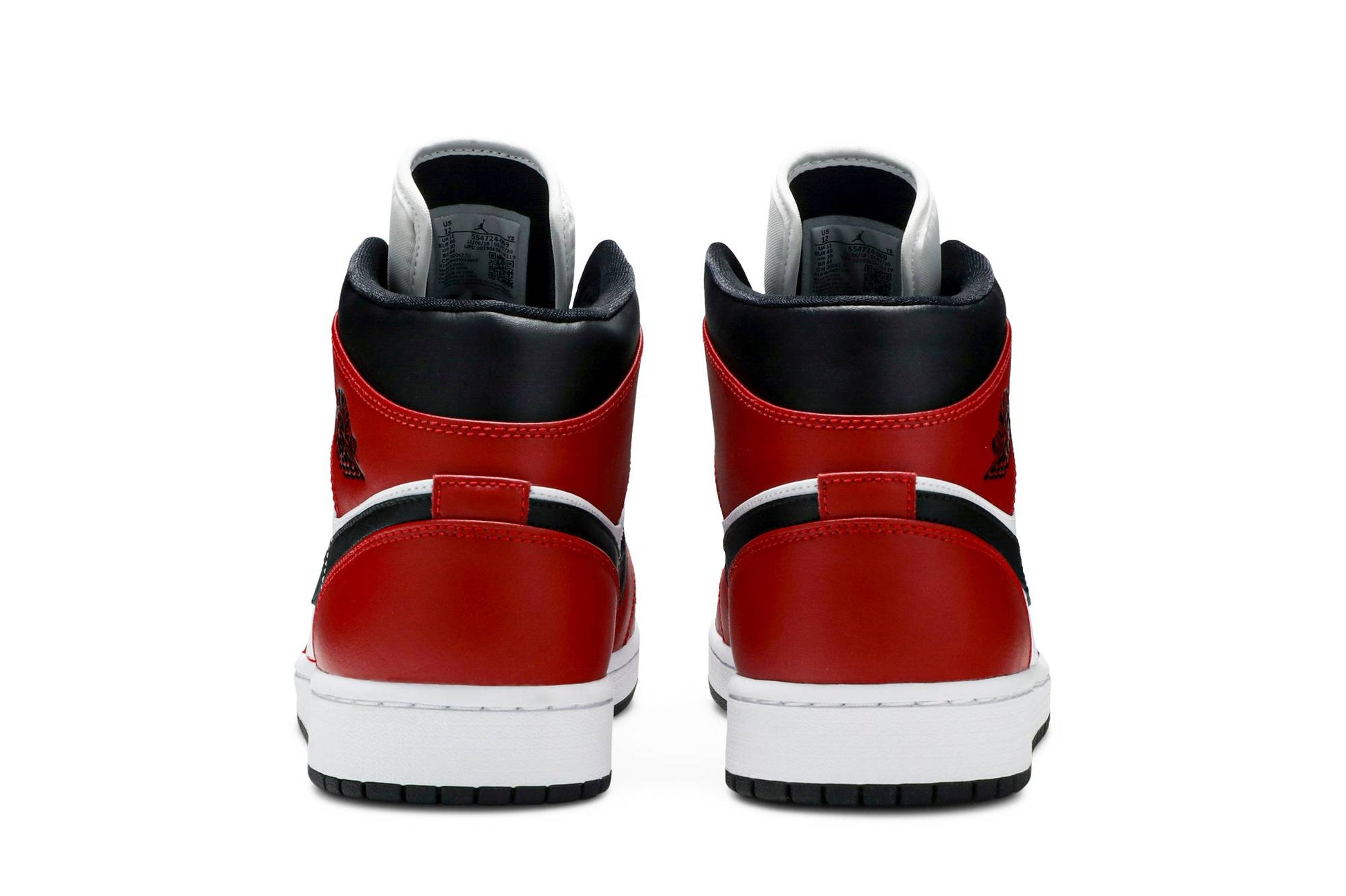 Air Jordan 1 Mid Chicago Black Toe 554724-069