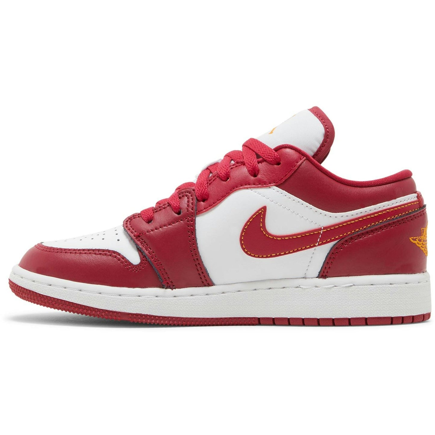 ( Grade School ) Air Jordan 1 Low Cardinal Red 553560-607