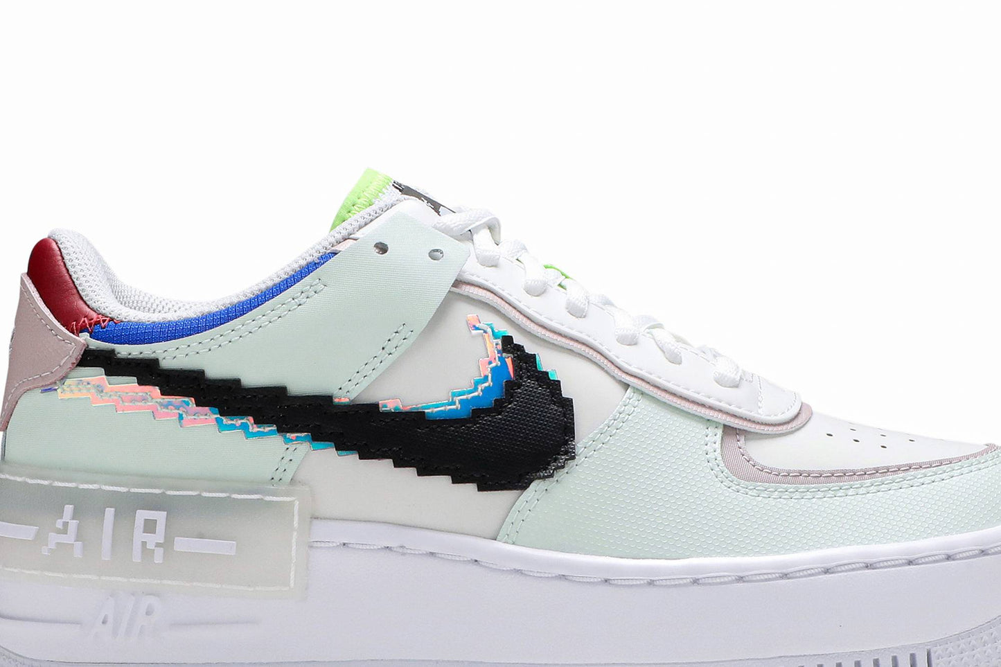 ( Women ) Nike Air Force 1 Shadow SE Pixel Swoosh – Barely Green CV8480-300