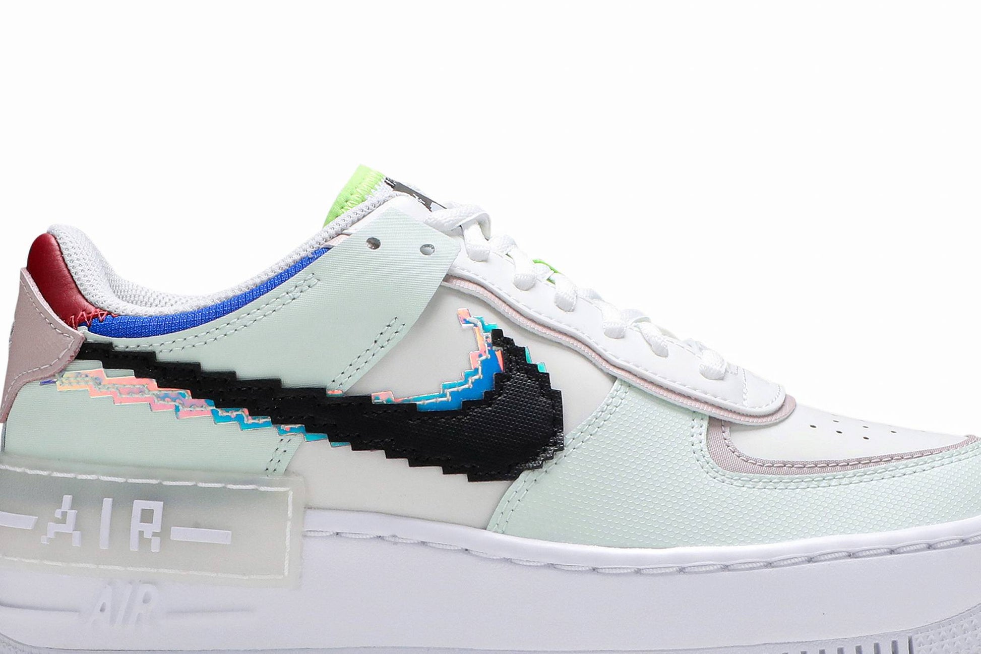 ( Women ) Nike Air Force 1 Shadow SE Pixel Swoosh – Barely Green CV8480-300