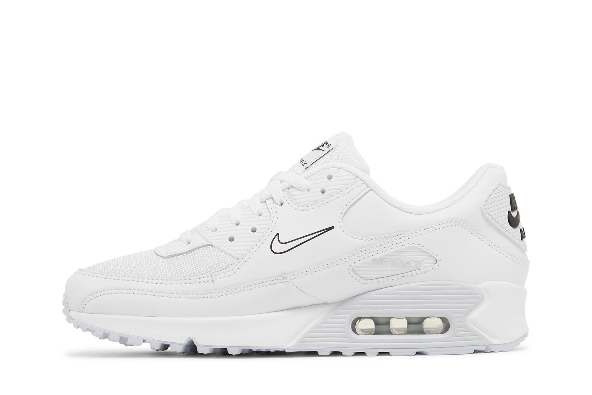 Nike Air Max 90 'Multi Swoosh – White Bright Crimson' FJ4223-100