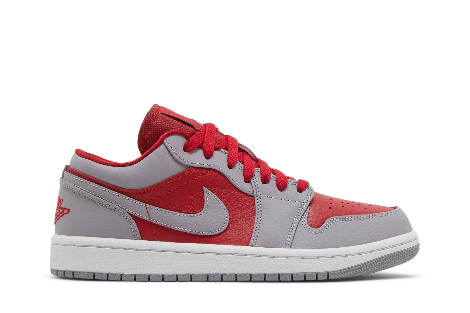 ( Women ) Air Jordan 1 Low SE 'Split – Gym Red Cement Grey' DR0502-600