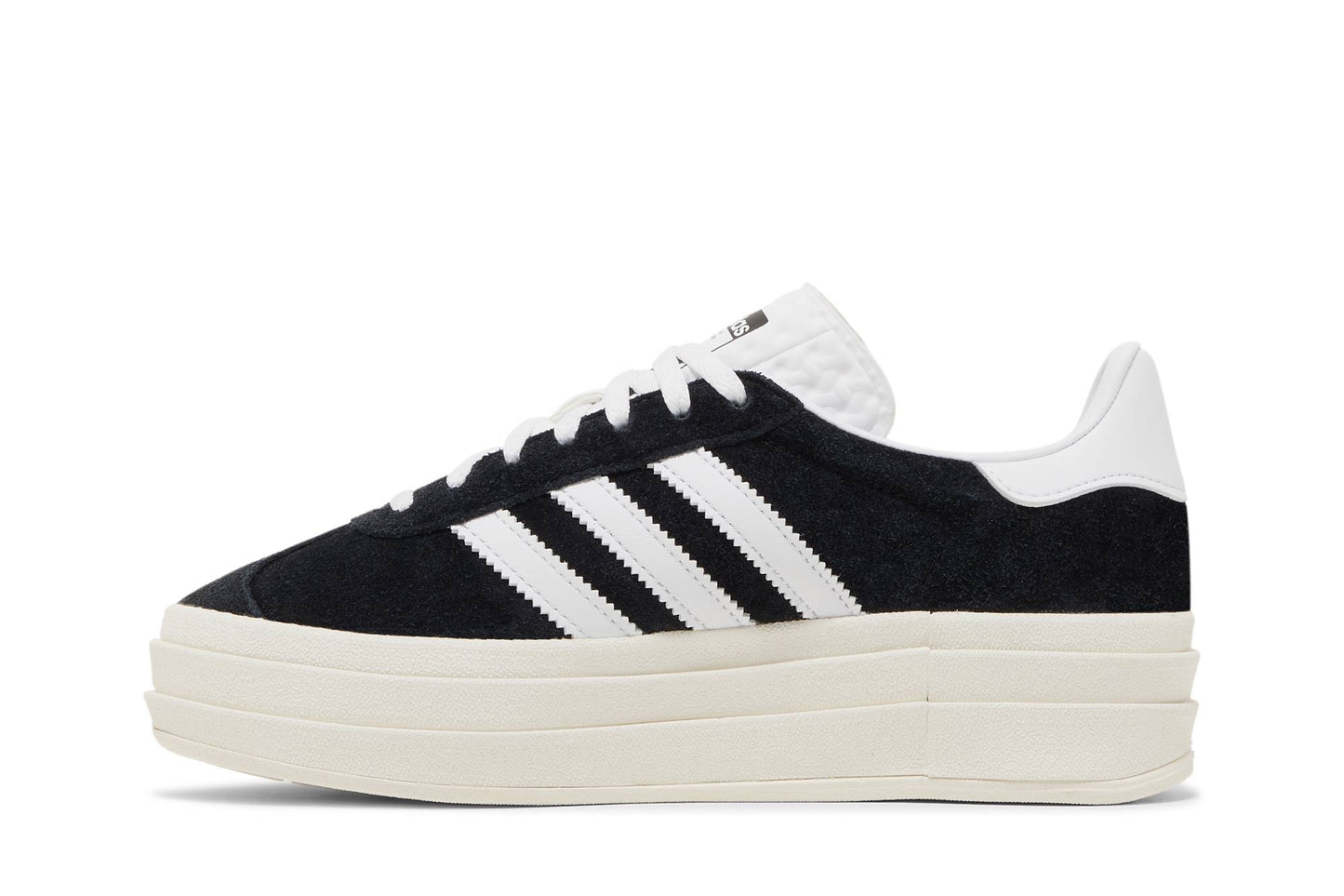 ( Women ) Adidas Gazelle Bold Black White HQ6912