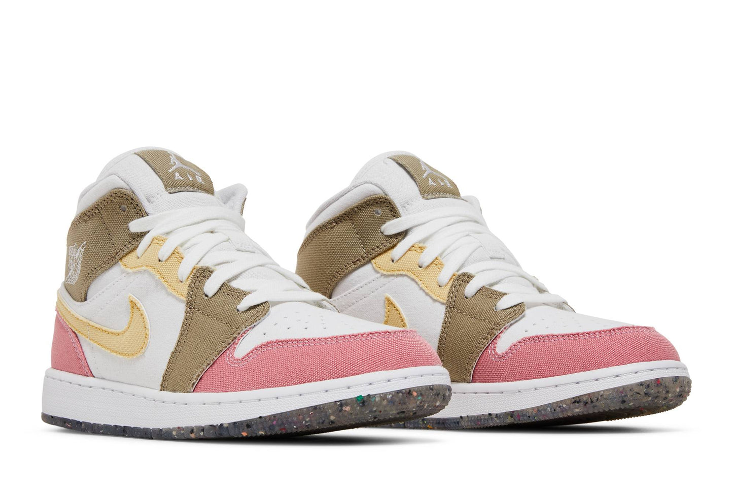 ( Grade School ) Air Jordan 1 Mid 'Pastel Grind' DJ0338-100