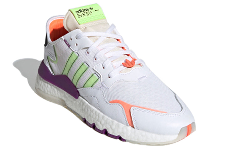 Adidas Originals Nite Jogger White Green Purple FX3813