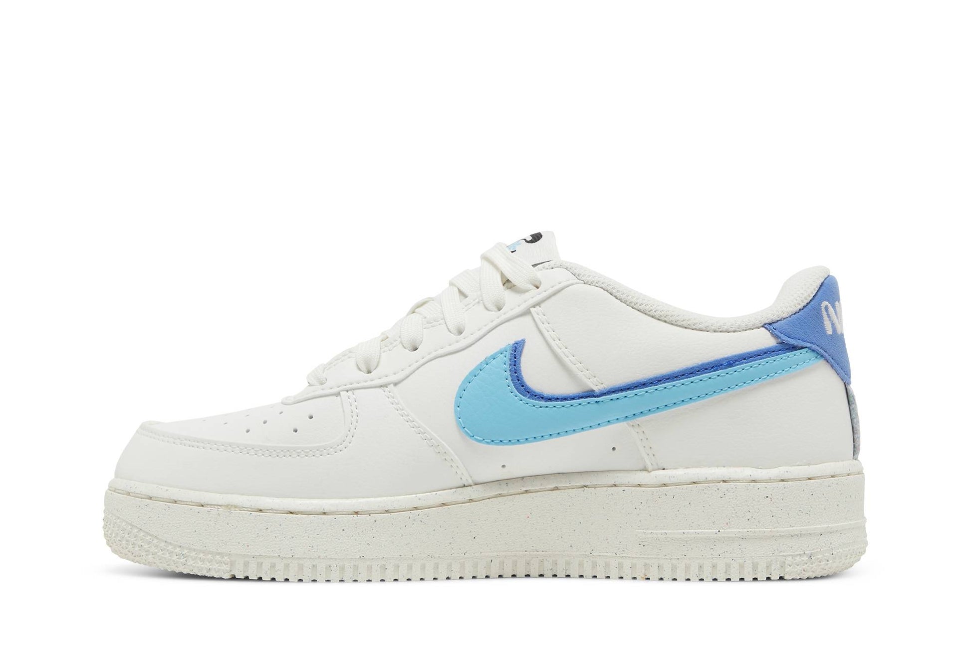 ( Grade School ) Nike Air Force 1 LV8 'Sail Medium Blue' DQ0359-100