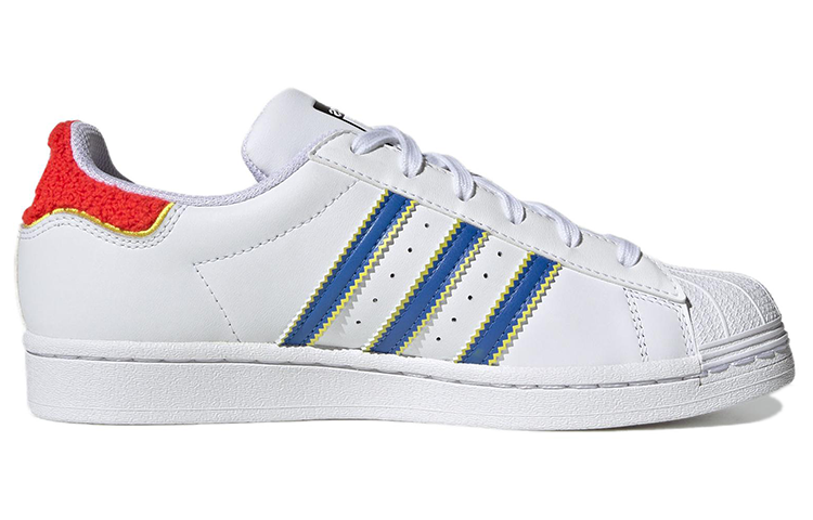( Women ) Adidas Originals Superstar White Blue HQ1939