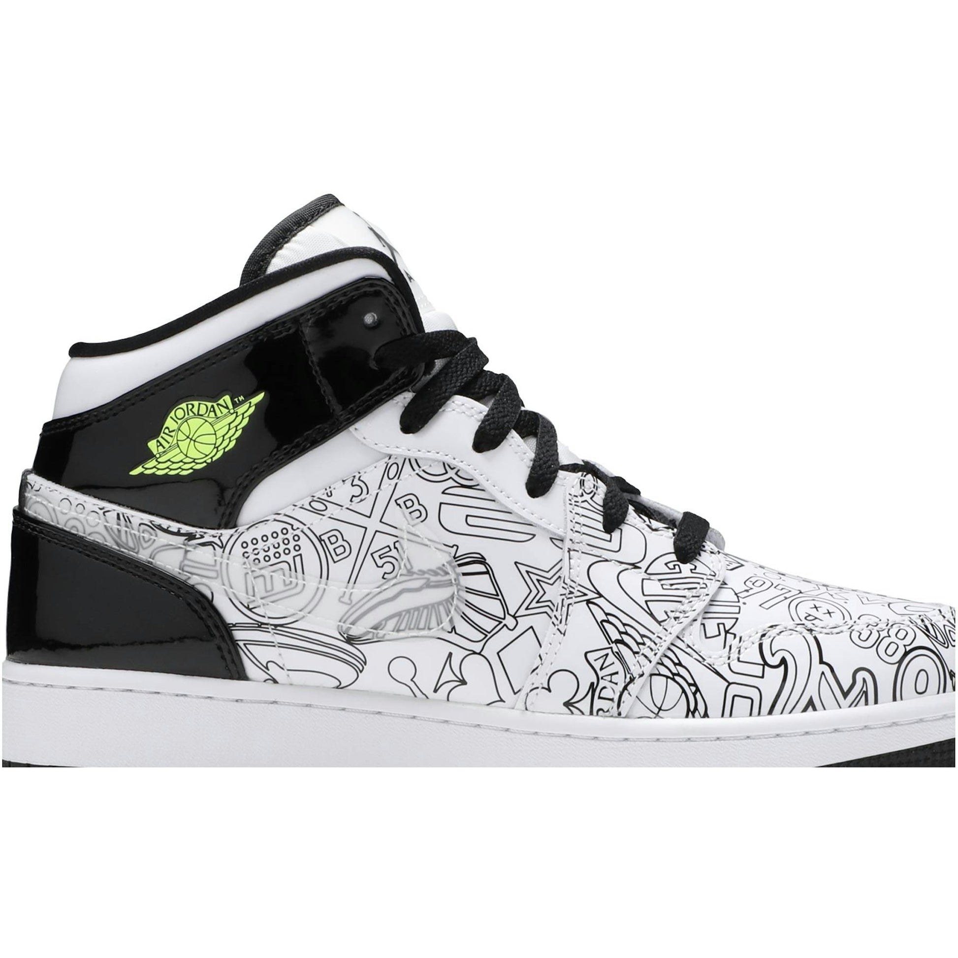 ( Grade School ) Air Jordan 1 Mid 'DIY' DC4099-100