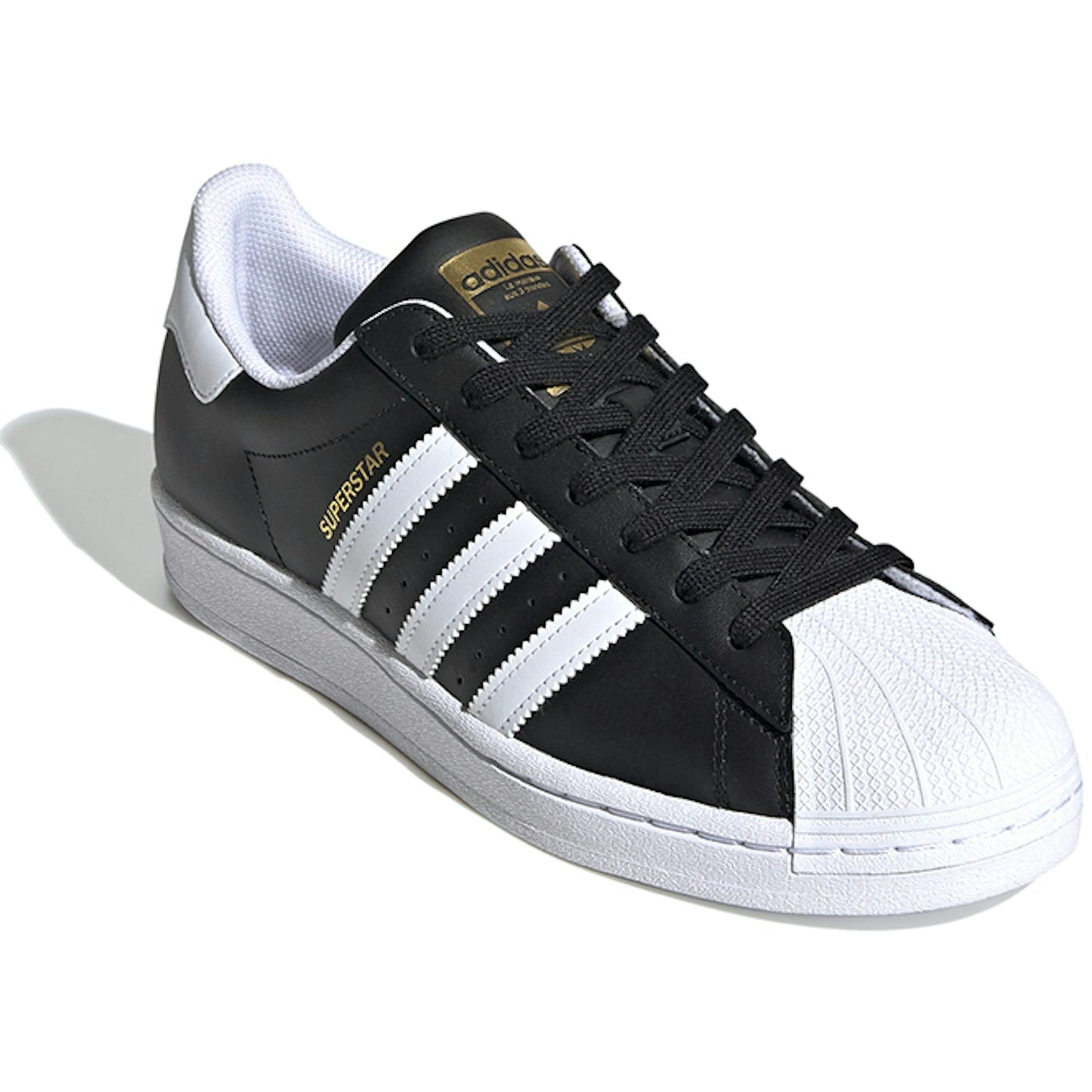 Adidas Originals Superstar Shoes 'Black White Gold' FX2331