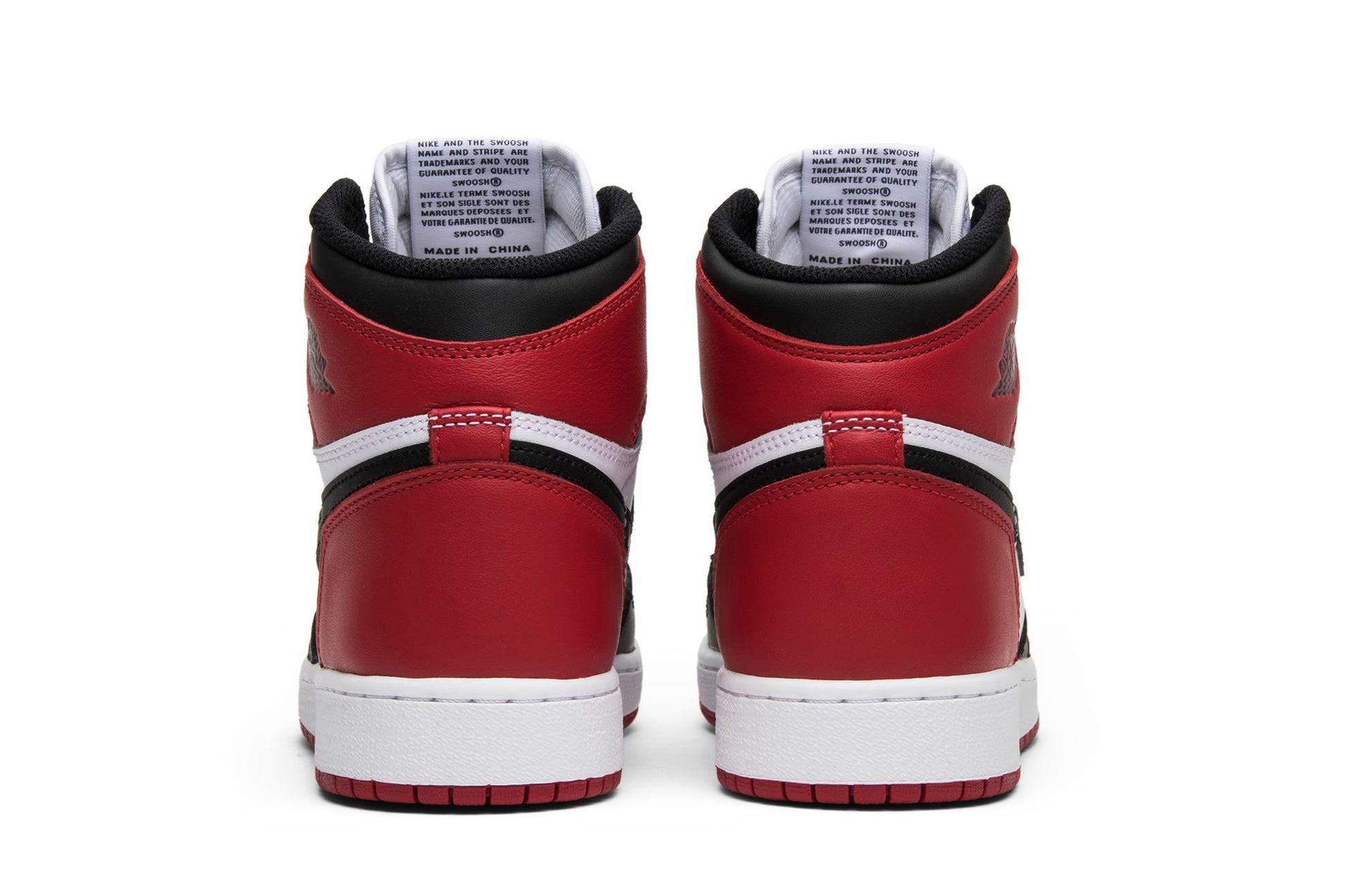 ( Grade School ) Air Jordan 1 Retro BG Black Toe 2016 575441-125