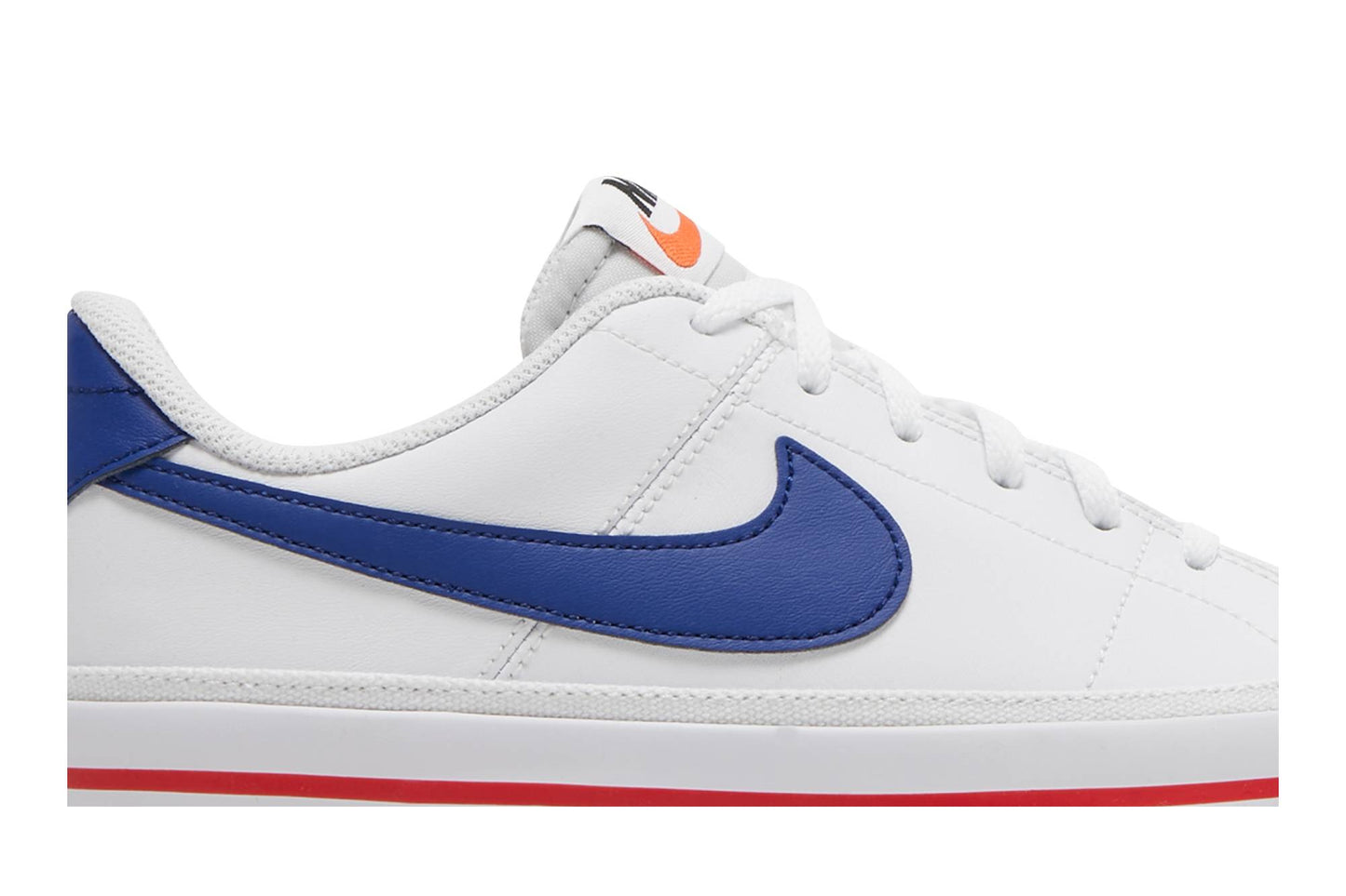 ( Youth ) Nike Court Legacy White Deep Royal Blue Red DA5380-107