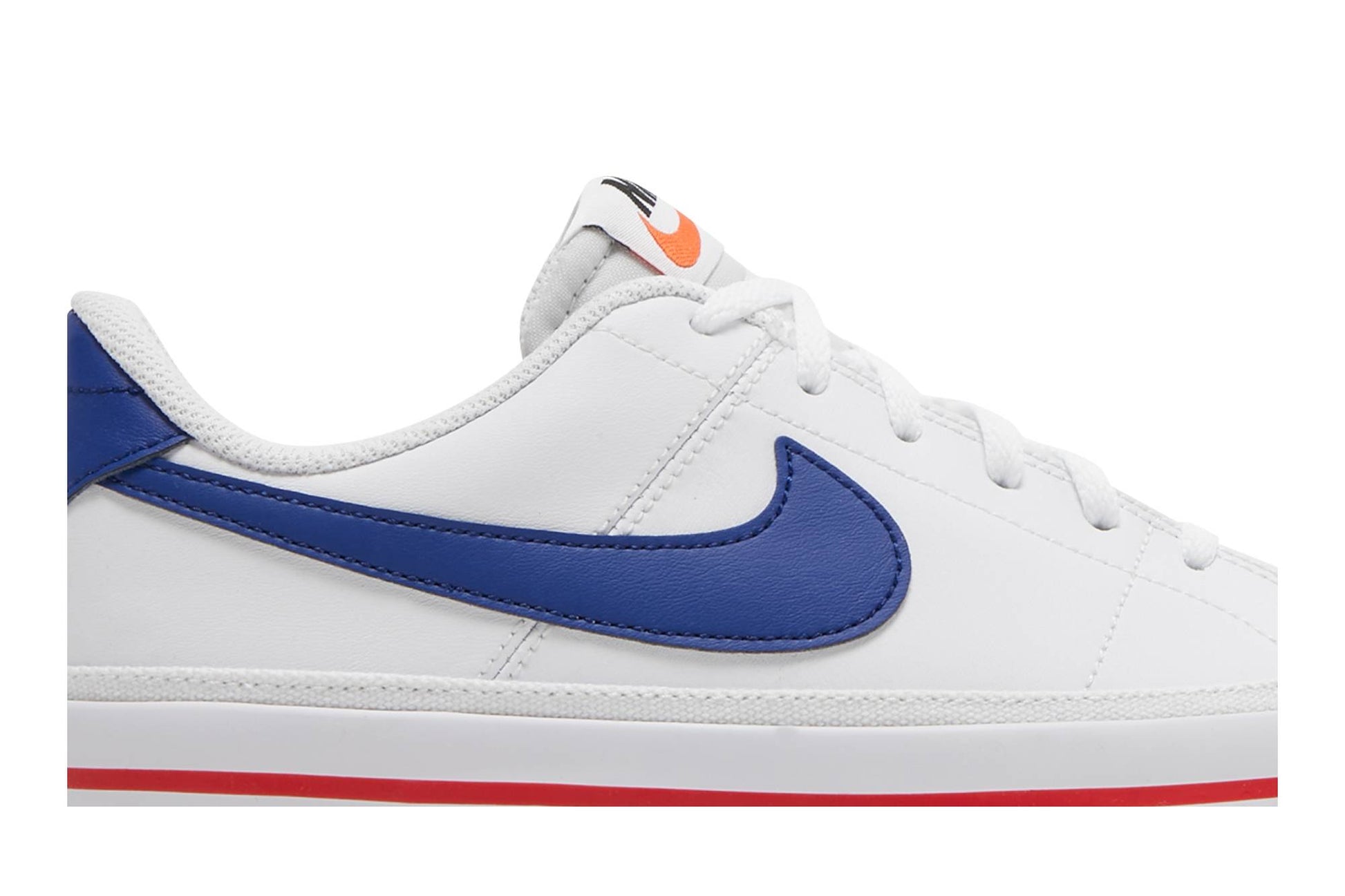 ( Youth ) Nike Court Legacy White Deep Royal Blue Red DA5380-107