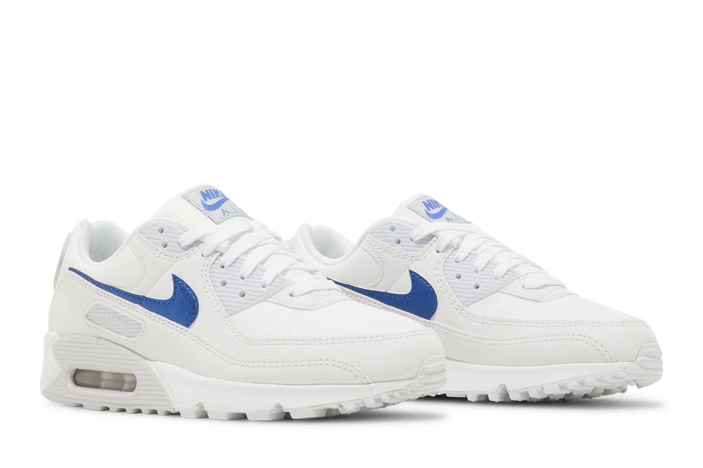 ( Women ) Nike Air Max 90 'White Metallic Blue' DX0115-100