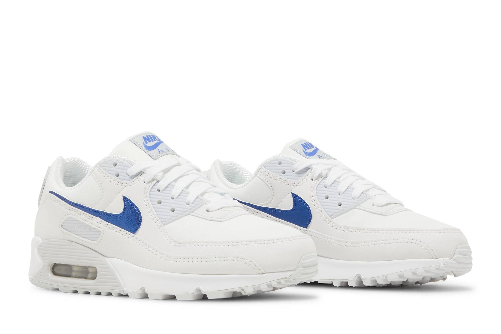 ( Women ) Nike Air Max 90 'White Metallic Blue' DX0115-100