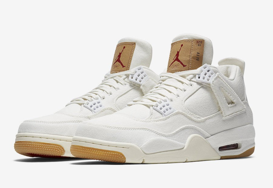 Air Jordan 4 Retro White Denim X Levi's