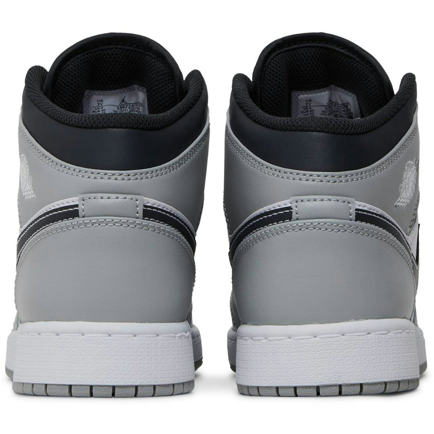 ( Grade School ) Air Jordan 1 Mid Greyscale 554725-078