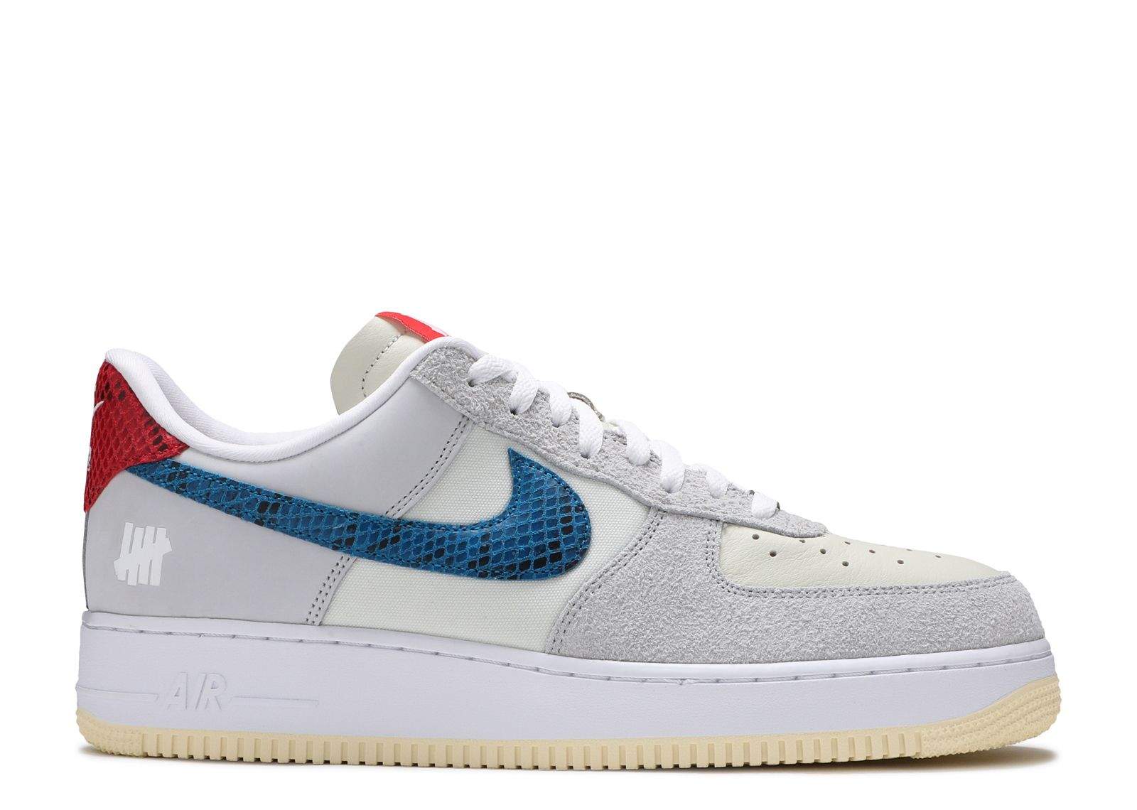 Nike Undefeated X Air Force 1 Low '5 On It' Unfading Sneaker