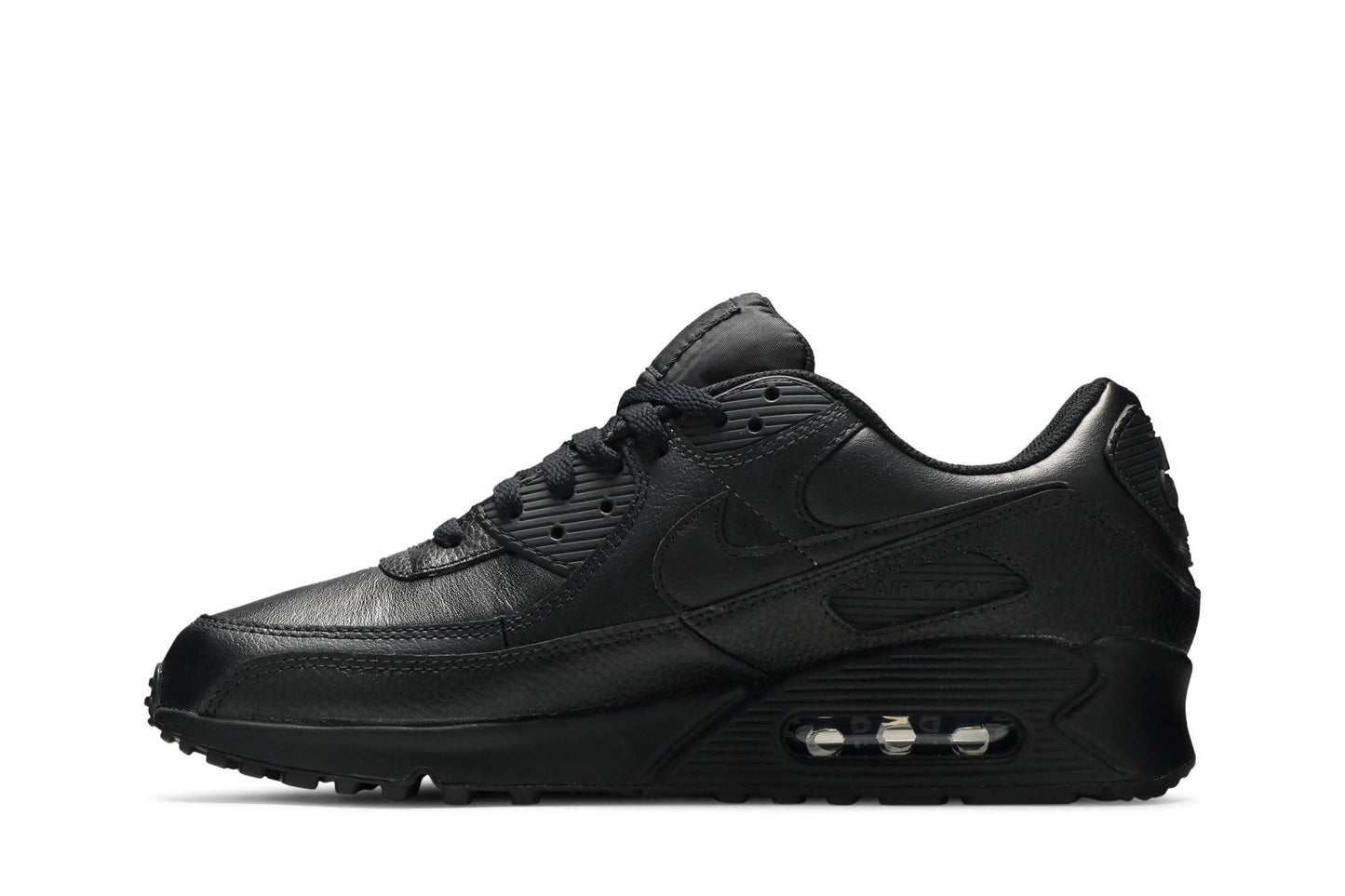 Nike Air Max 90 Leather 'Triple Black' ( 20 ) CZ5594-001