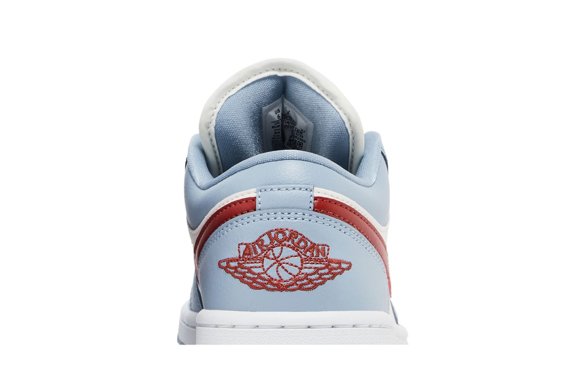 ( Women ) Air Jordan 1 Low Blue Whisper Dune Red DC0774-164