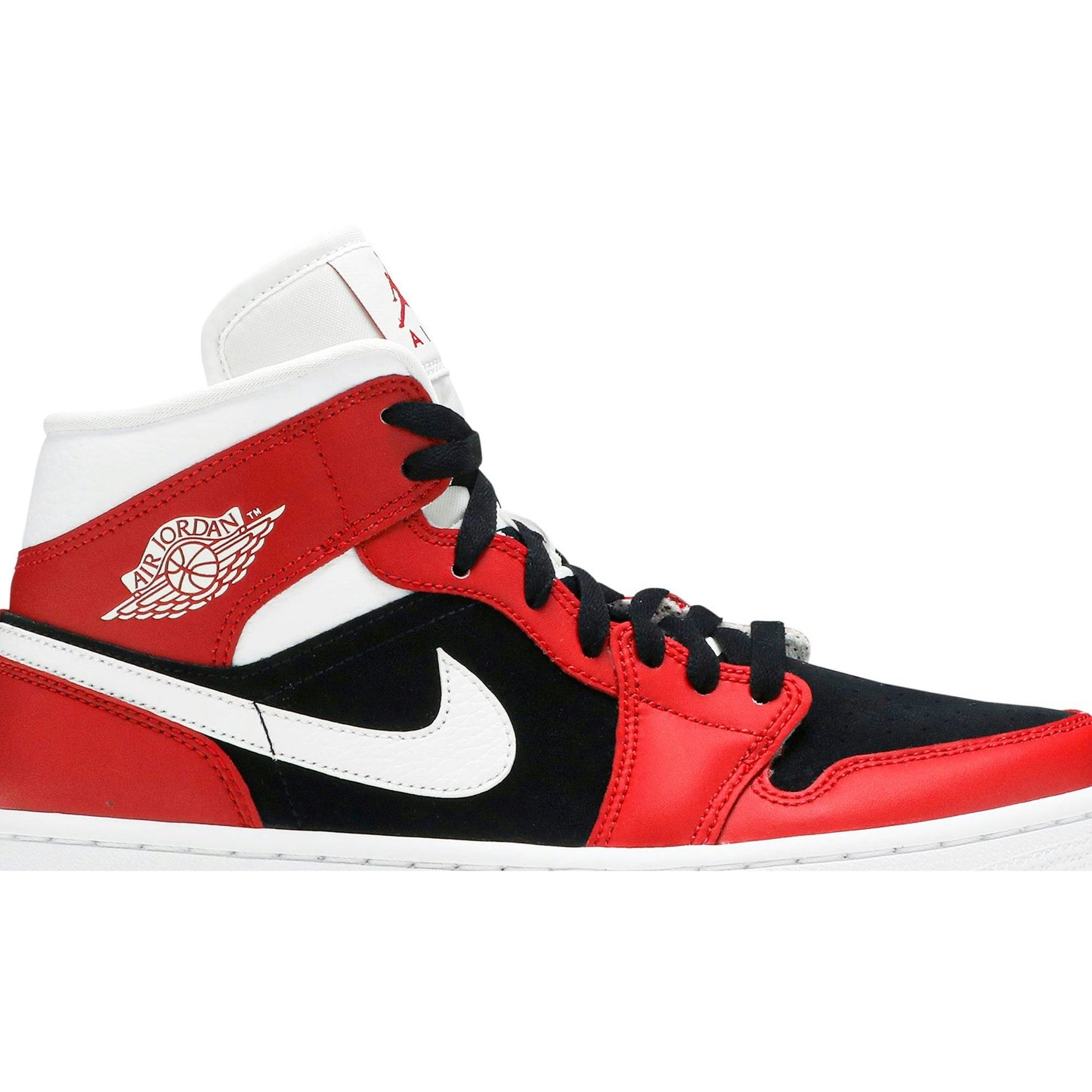 ( Women ) Air Jordan 1 Mid 'Gym Red Black' BQ6472-601
