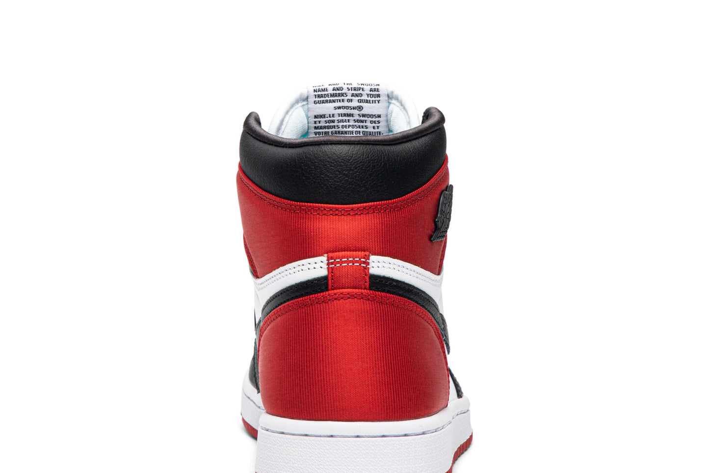 ( Women ) Air Jordan 1 Retro High Satin Black Toe CD0461-016