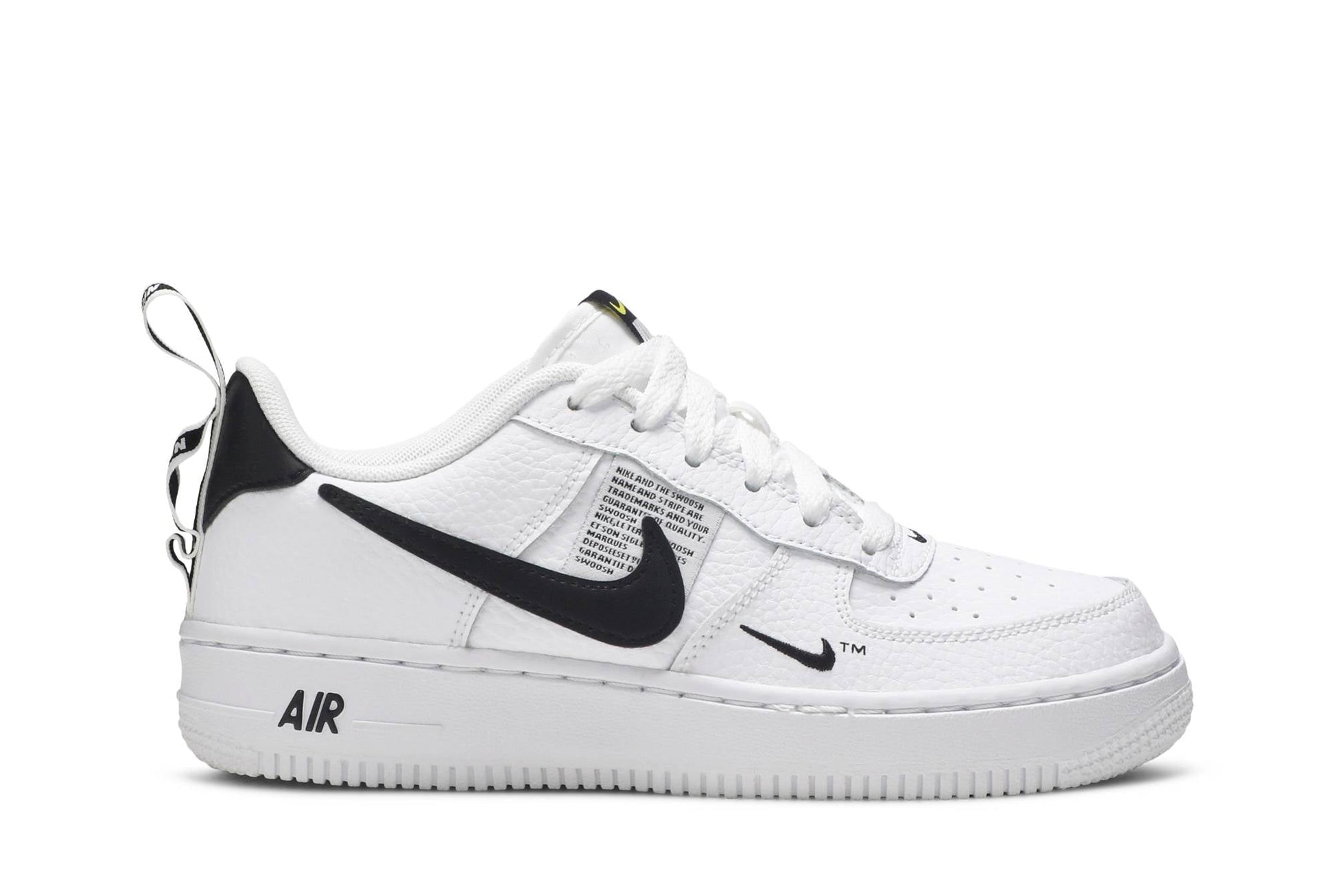 ( Grade School ) Nike Air Force 1 Low Utility White Black AR1708-100