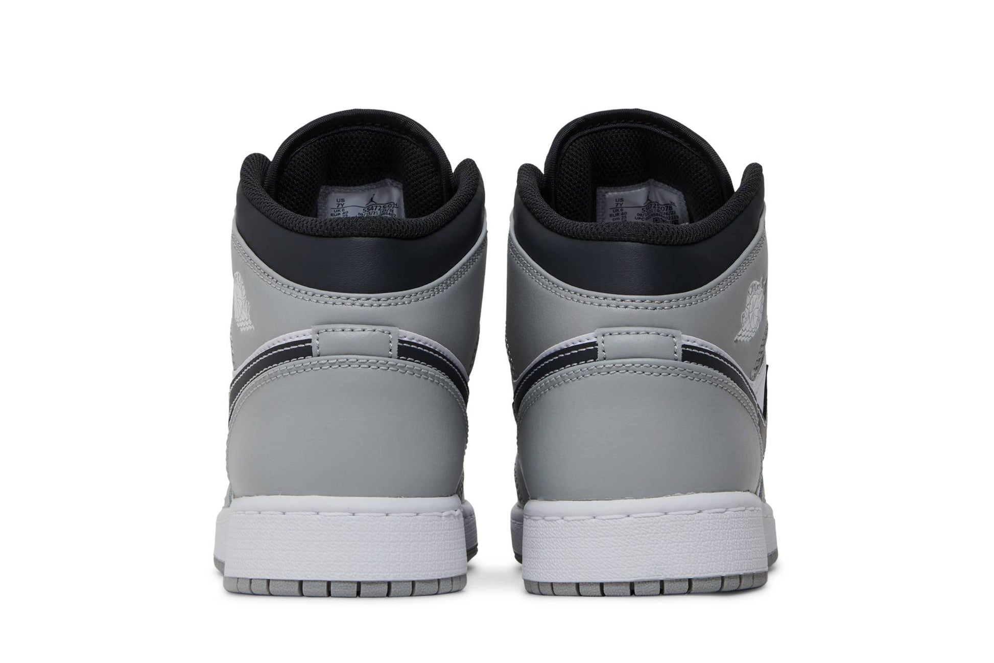 ( Grade School ) Air Jordan 1 Mid Greyscale 554725-078