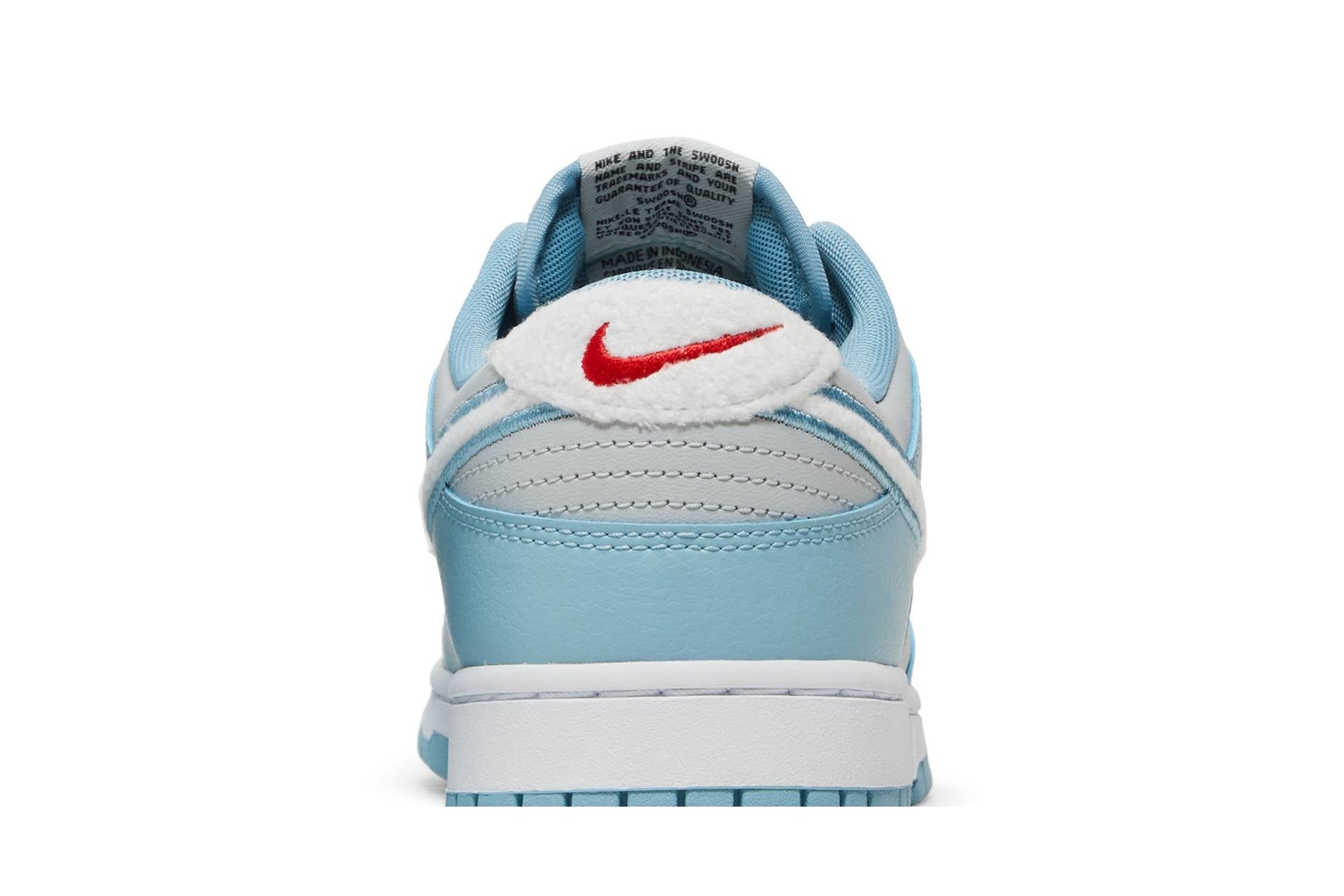 Nike Dunk Low Retro Fleece Swoosh Worn Blue FB1871-011