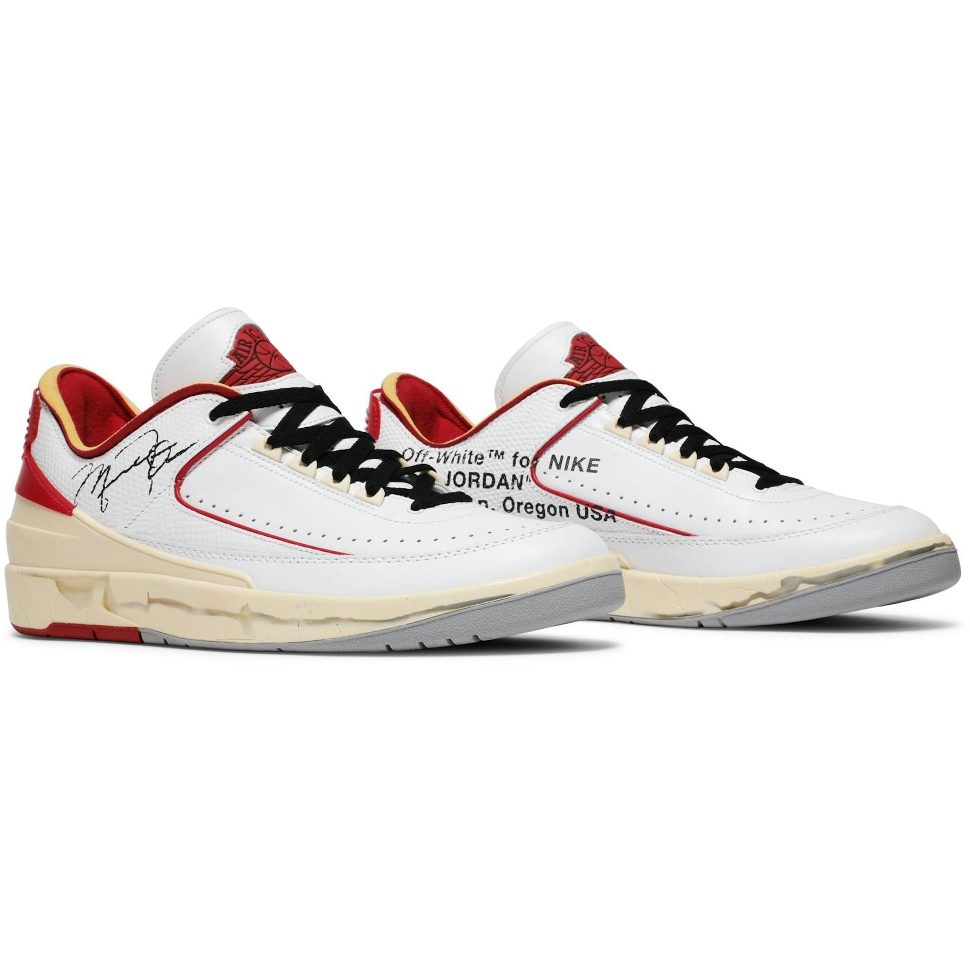 Off-White X Air Jordan 2 Retro Low SP White Red DJ4375-106