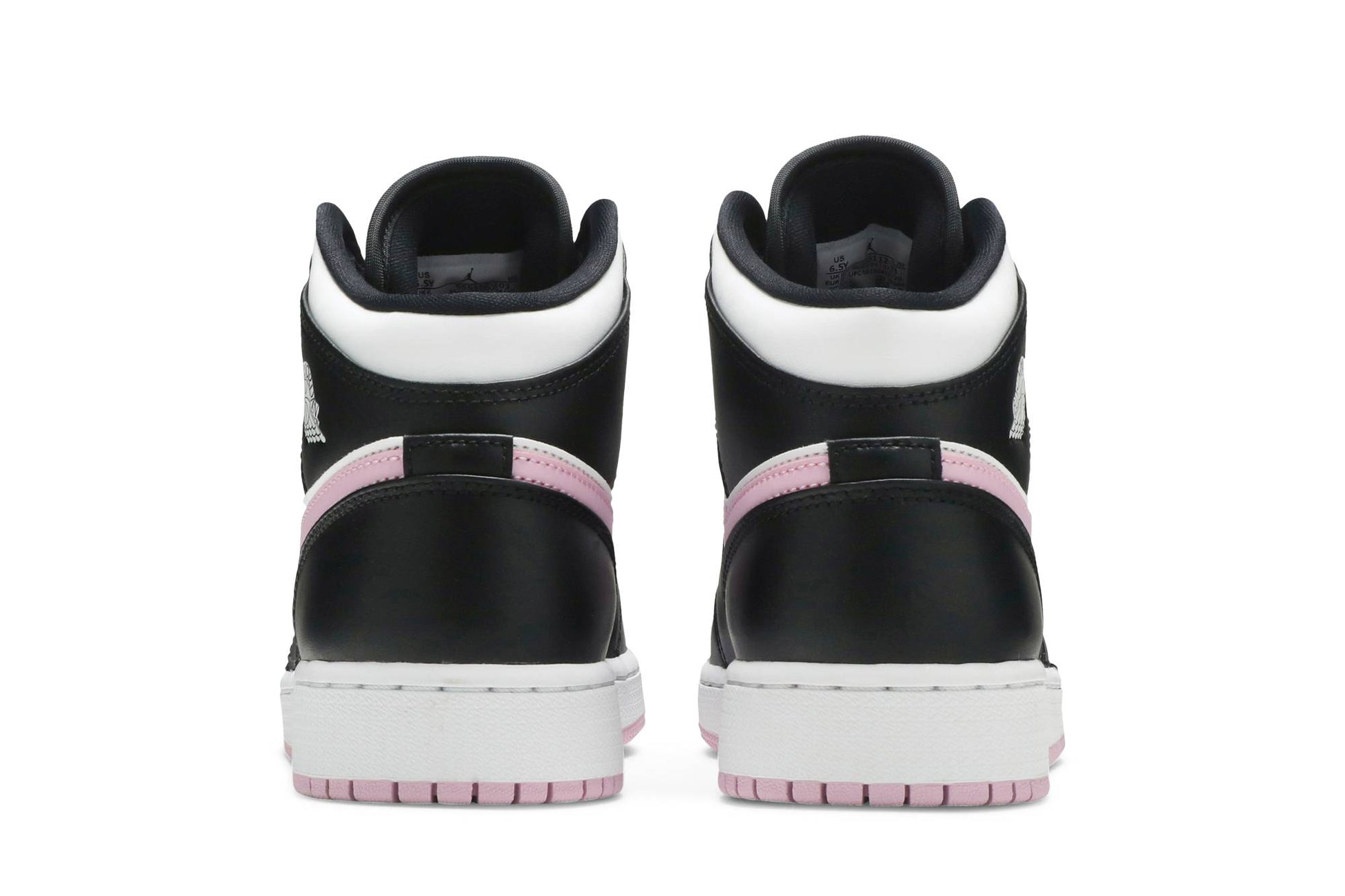 ( Grade School ) Air Jordan 1 Mid White Light Arctic Pink 555112-103