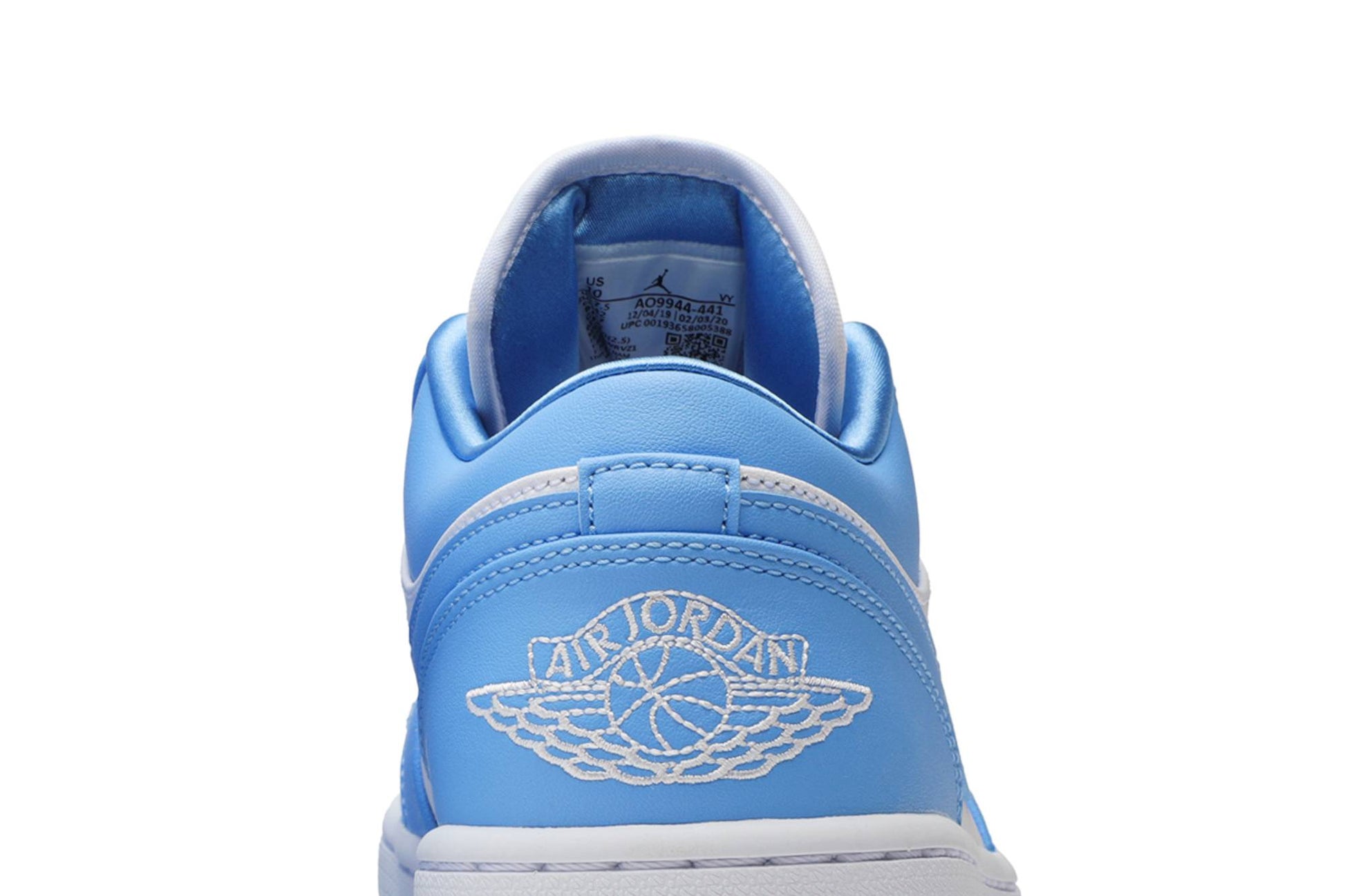 ( Women ) Air Jordan 1 Low 'UNC' AO9944-441