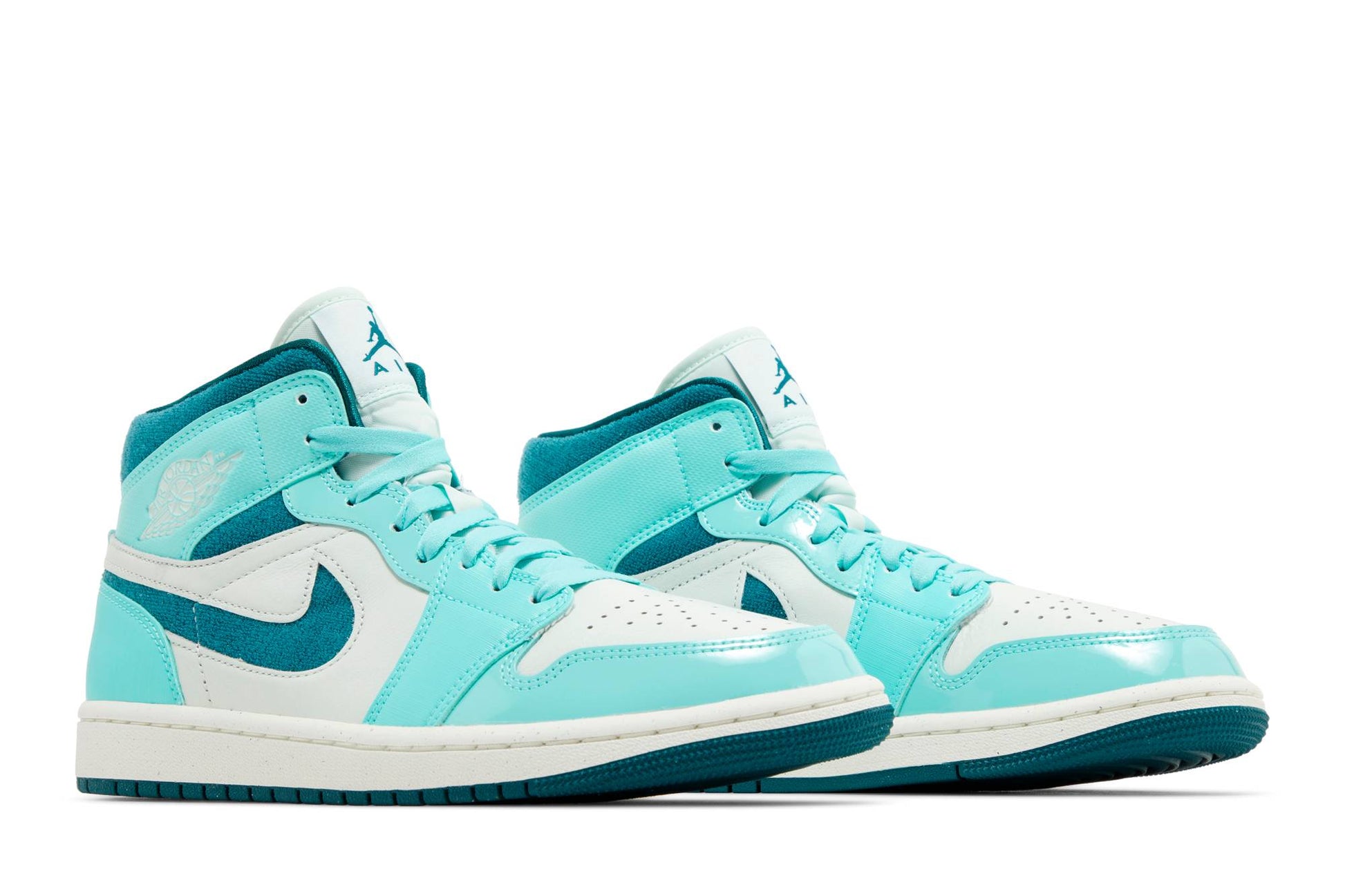 ( Women ) Air Jordan 1 Mid 'Bleached Turquoise' DZ3745-300
