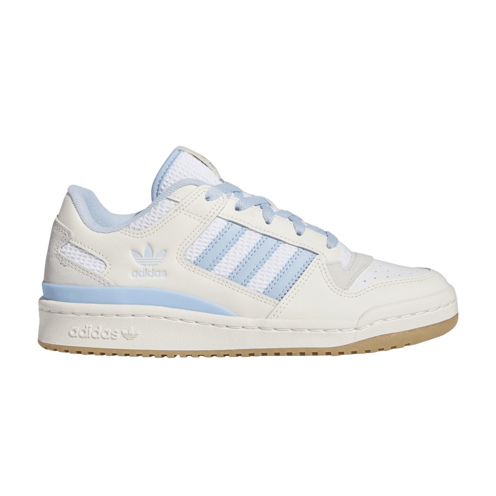 ( Women ) Adidas Forum Low Cream White Blue Bird IE7420