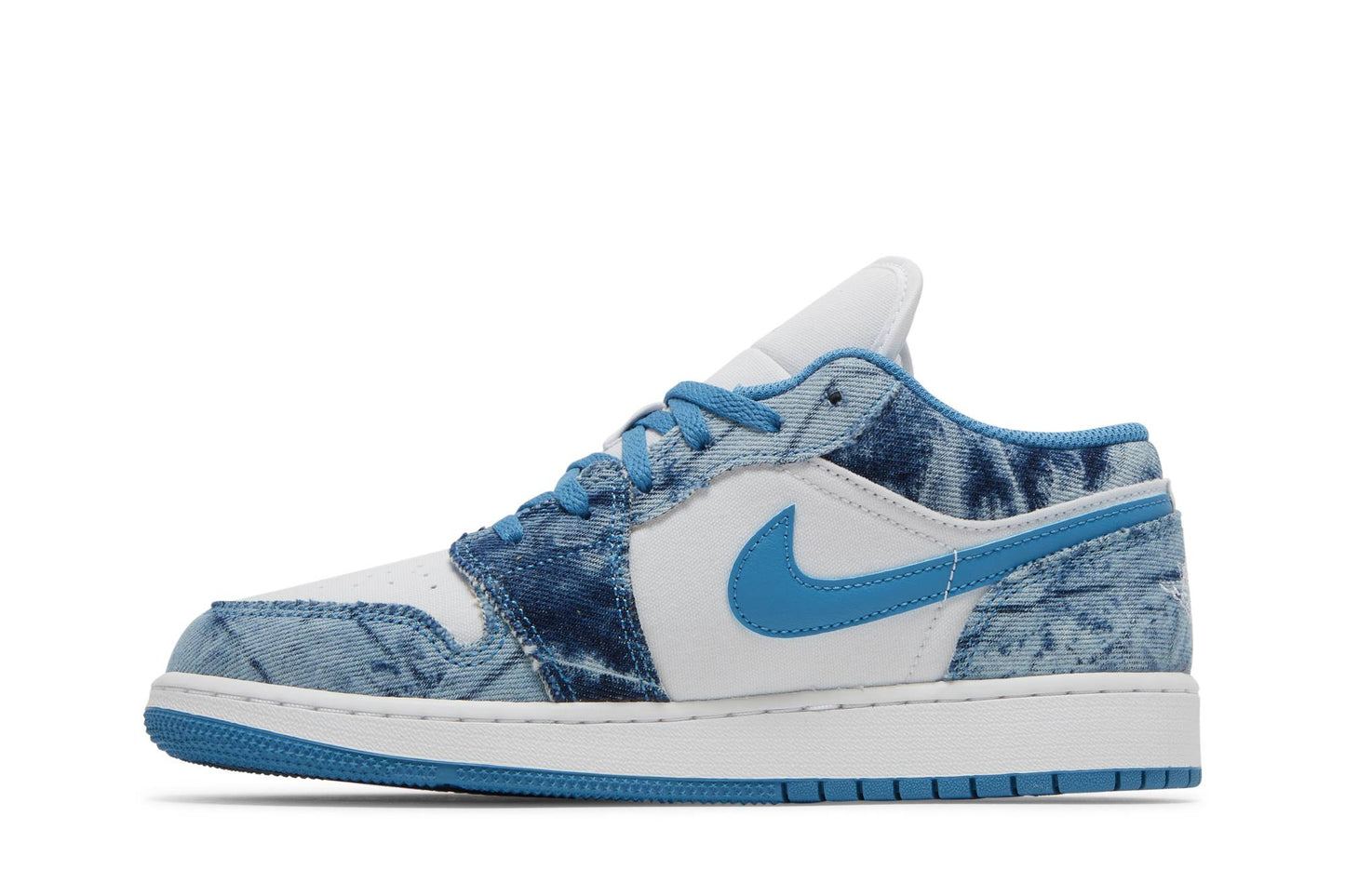 ( Grade School ) Air Jordan 1 Low 'Washed Denim' DM8947-100