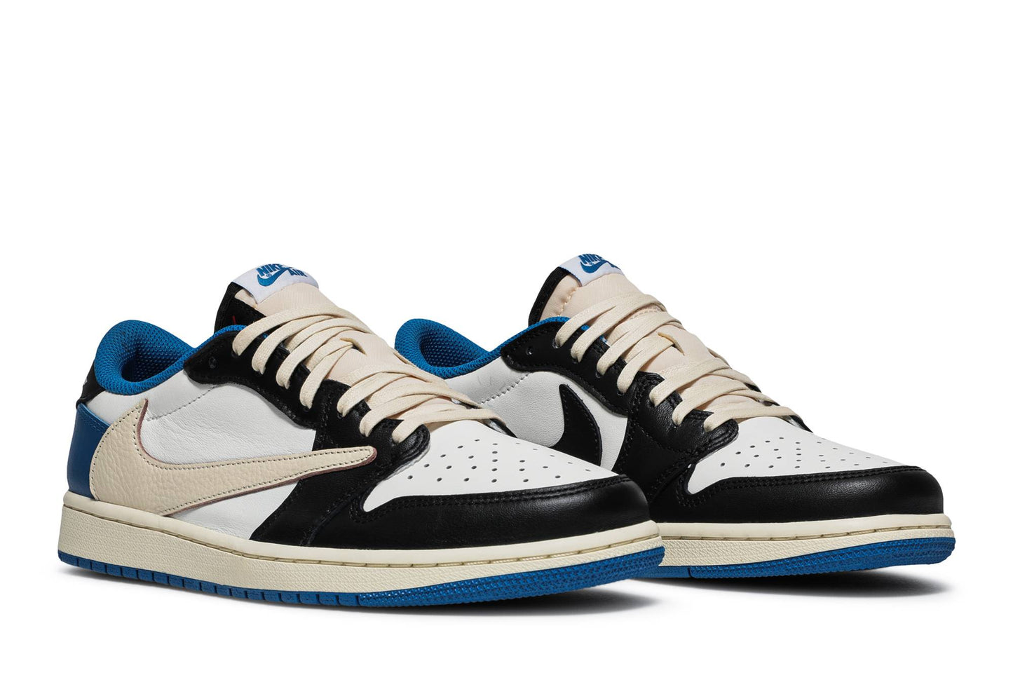 Fragment Design X Travis Scott X Air Jordan 1 Retro Low Military Blue DM7866-140