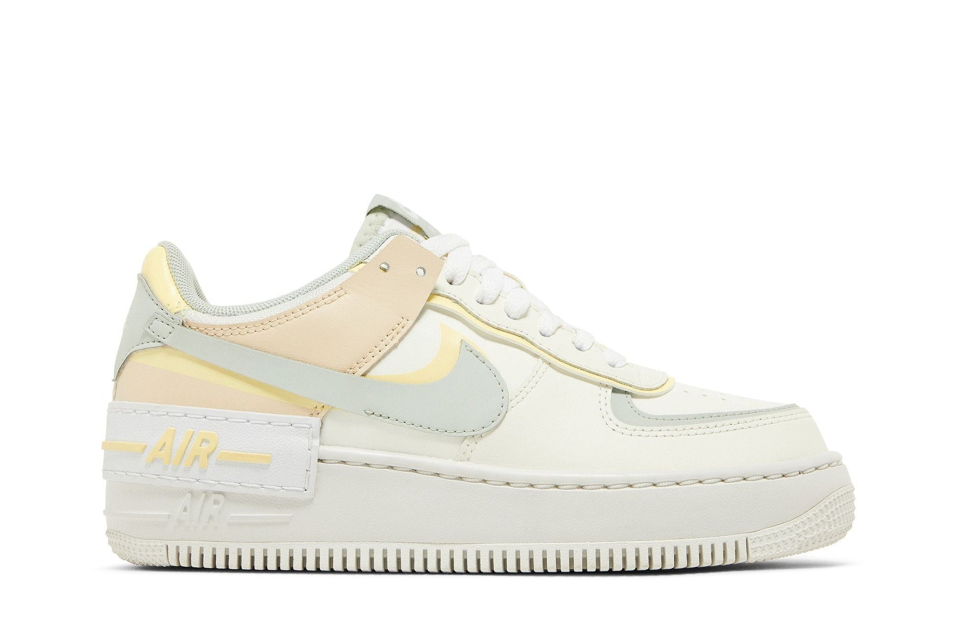 ( Women ) Nike Air Force 1 Shadow 'Pearl White Citron Tint' DR7883-101