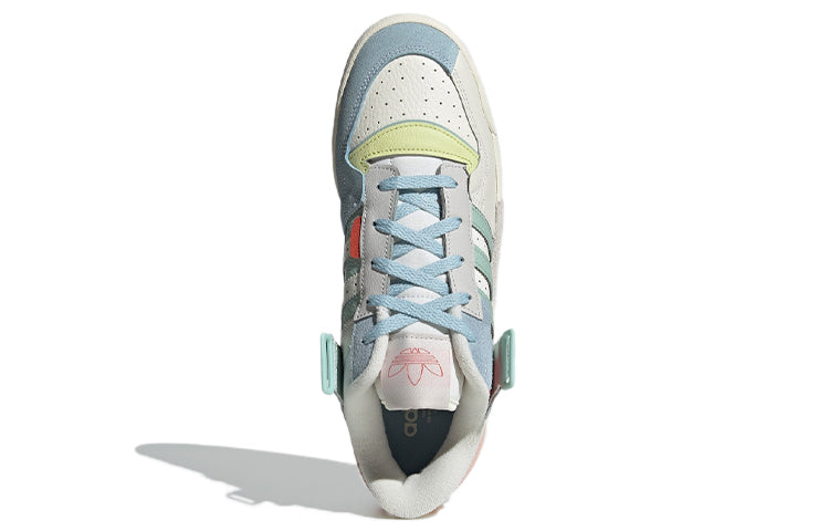 Adidas Originals Unisex Forum Exhibit Low Sneakers White/Pink/Blue GX4587