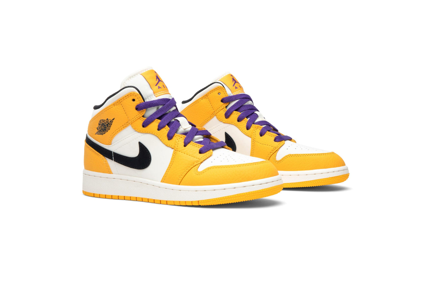 ( Grade School ) Air Jordan 1 Mid Lakers BQ6931-700