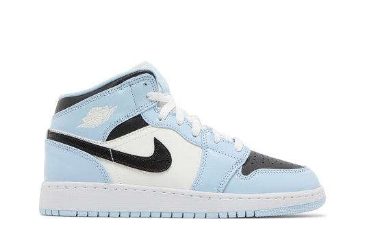 ( Grade School ) Air Jordan 1 Mid 'Ice Blue' 555112-401