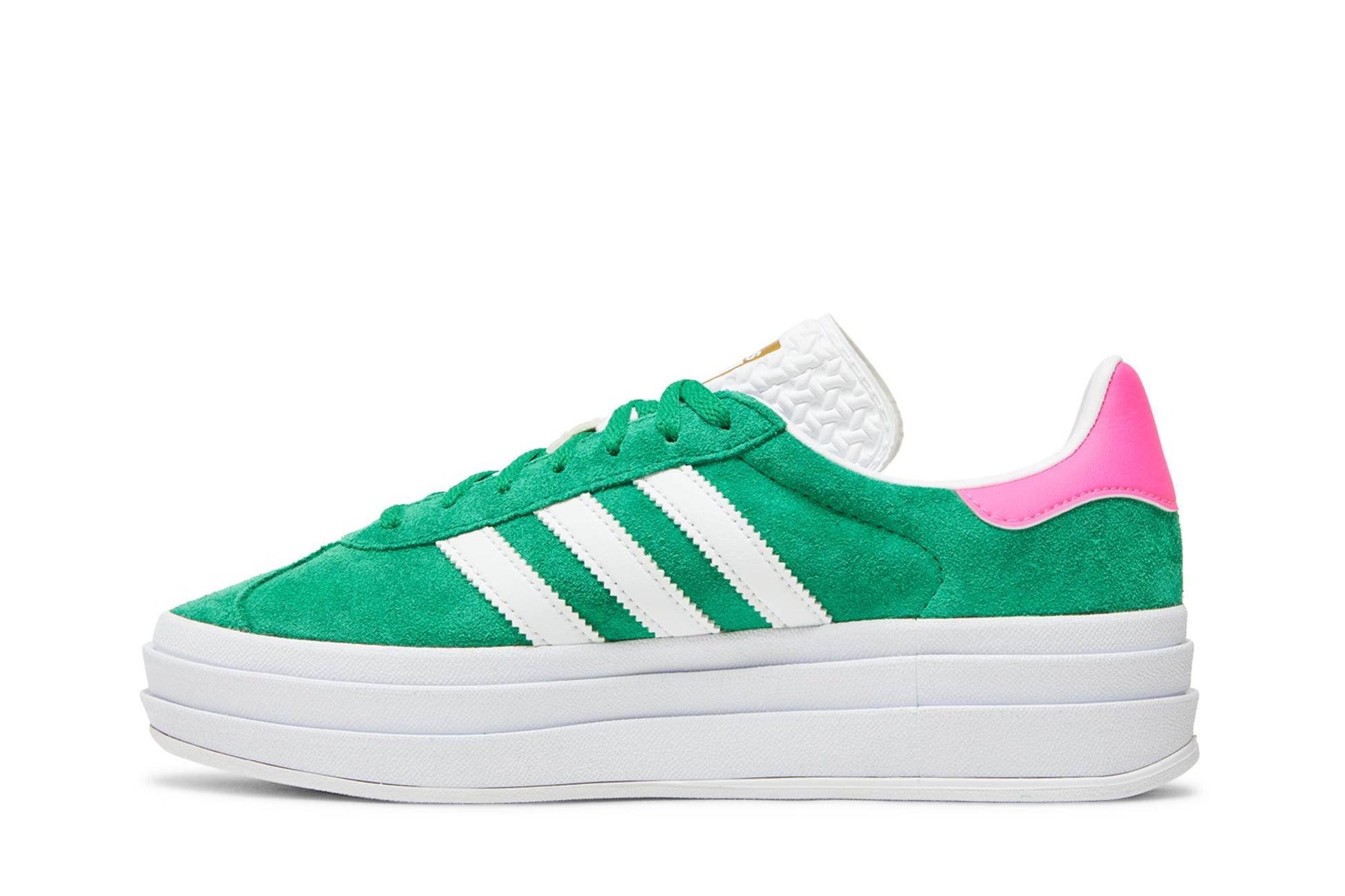 ( Women ) Adidas Gazelle Bold Green Lucid Pink IG3136