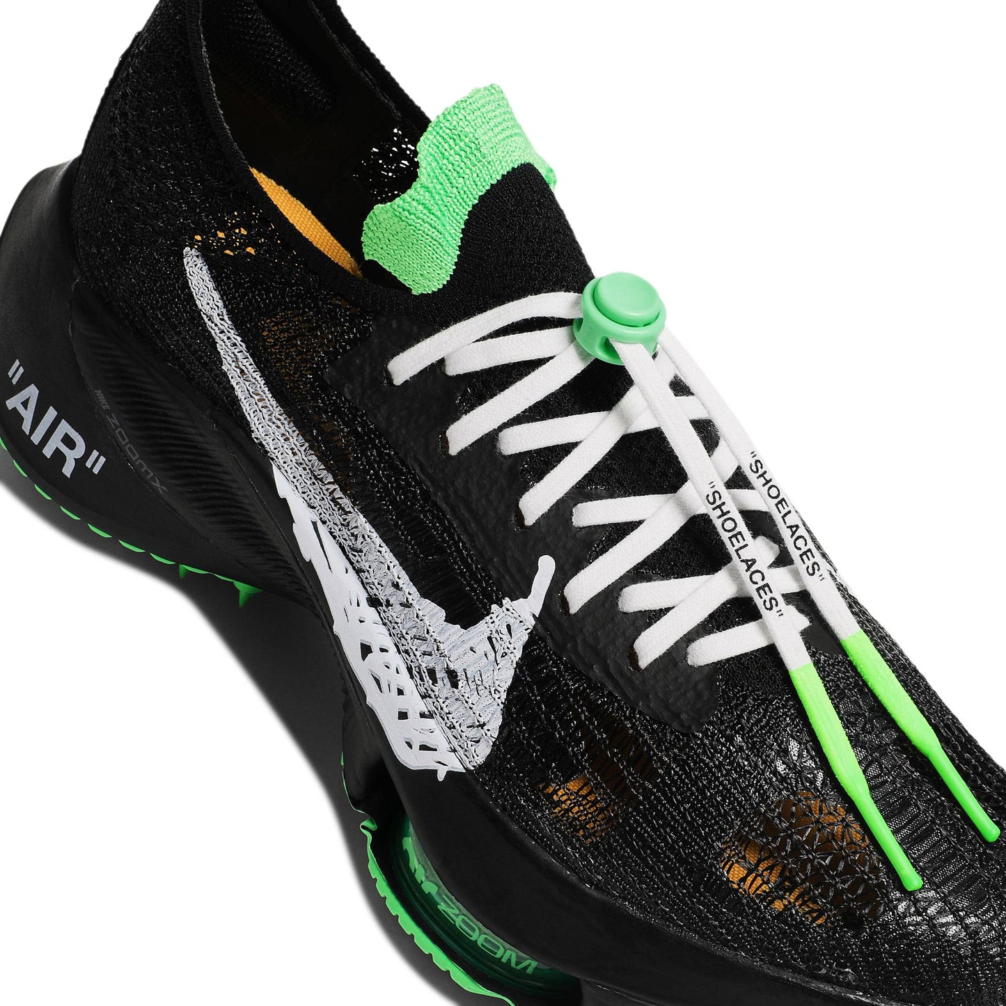 Off-White X Nike Air Zoom Turbo Next% Flyknit 'Black' CV0697-001