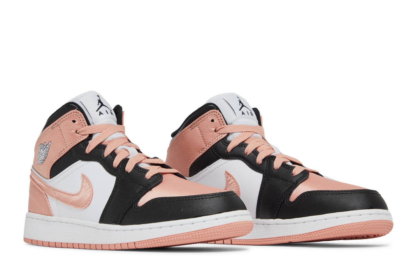 ( Grade School ) Air Jordan 1 Mid 'White Light Madder Root' DM9077-108