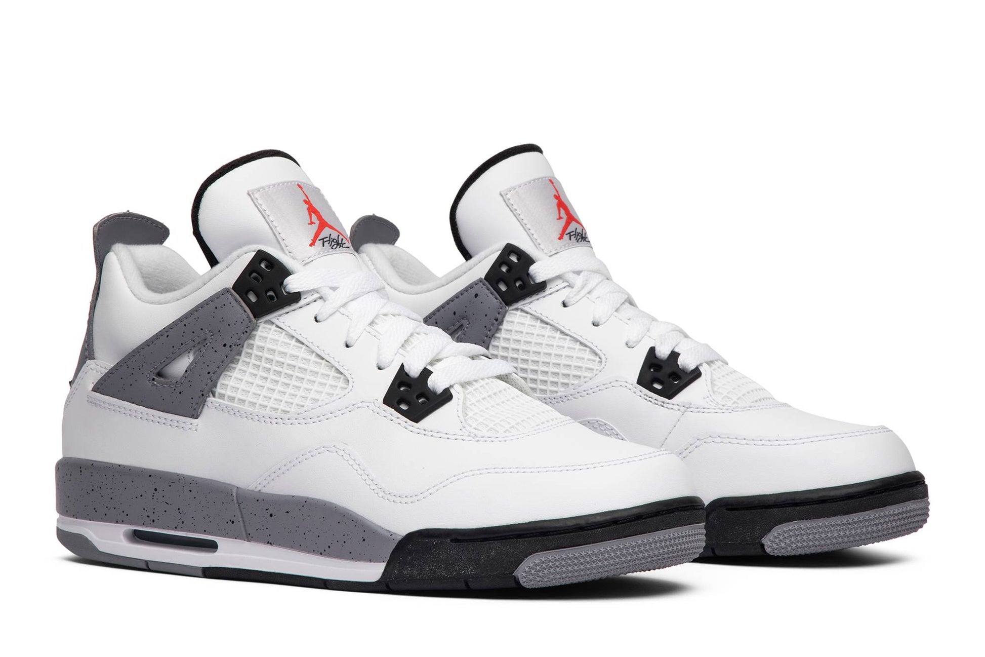 ( Grade School ) Air Jordan 4 Retro 2012 'White Cement' 408452-103