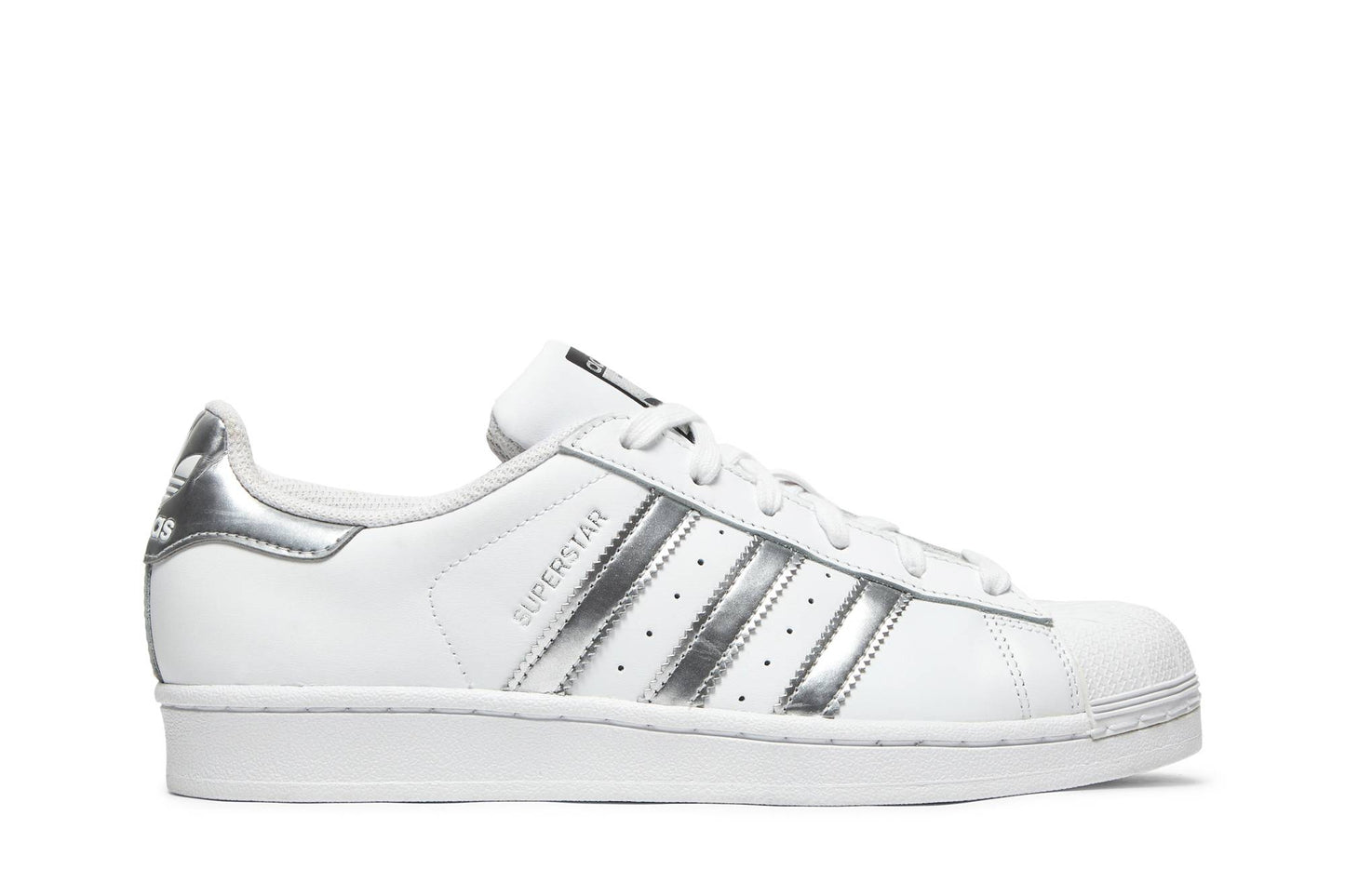 ( Women ) Adidas Superstar 'White Silver Metallic' AQ3091