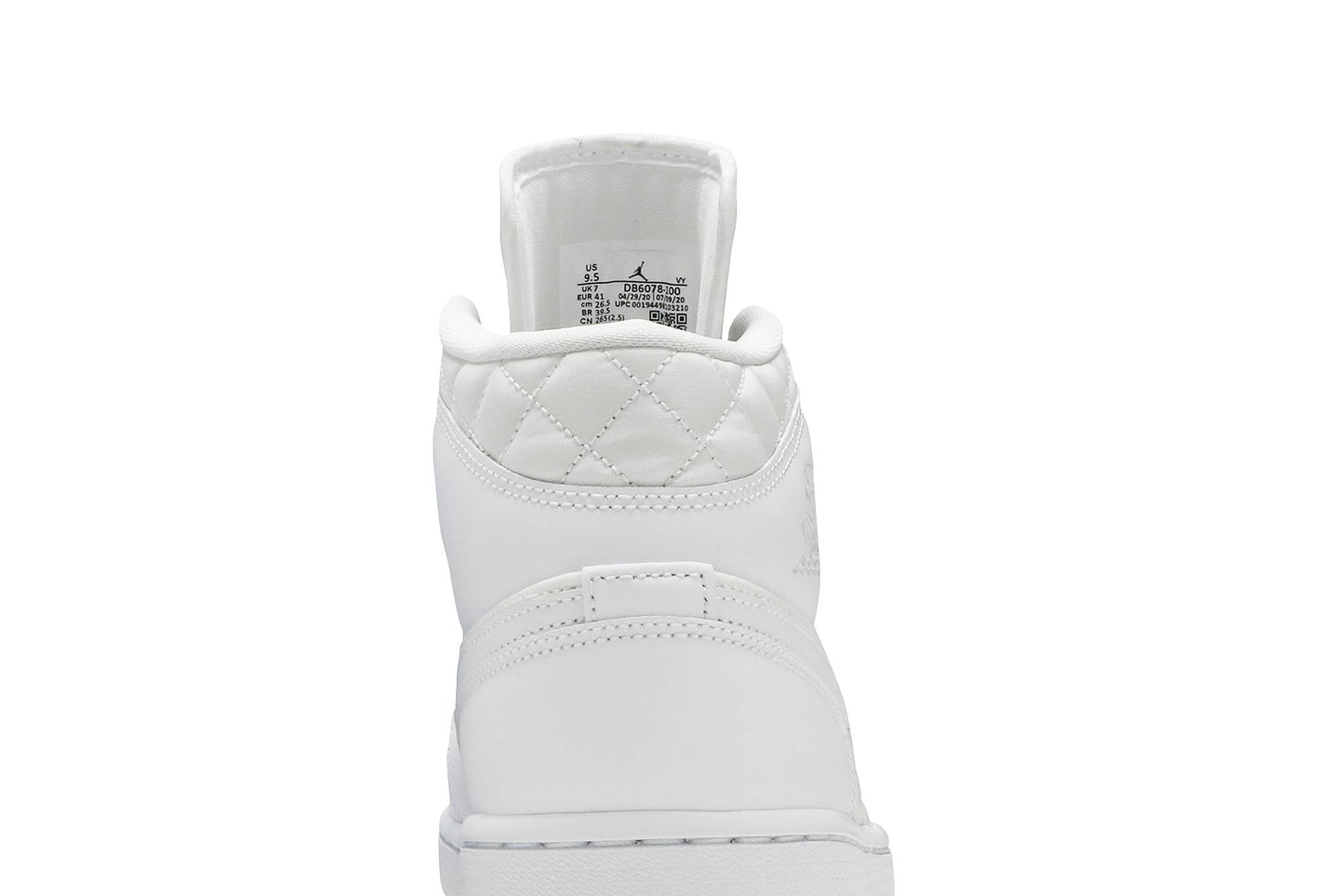 ( Women ) Air Jordan 1 Mid SE White Quilted DB6078-100