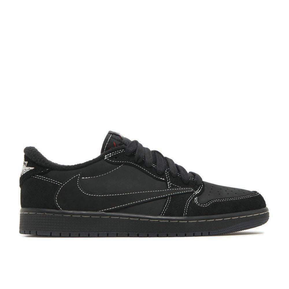 Travis Scott X Air Jordan 1 Low OG SP 'Black Phantom' Unfading Sneaker