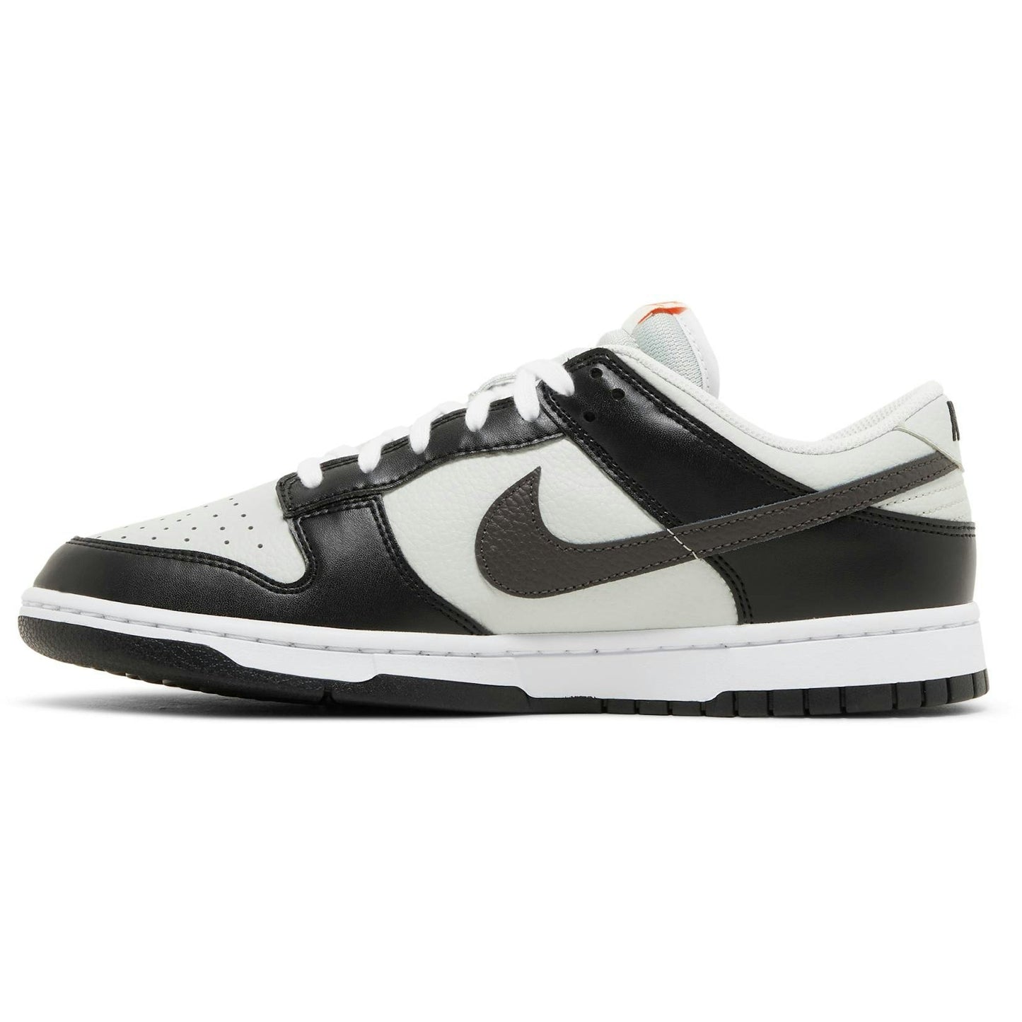 Nike Dunk Low 'Grey Black Orange Mini Swoosh' FN7808-001