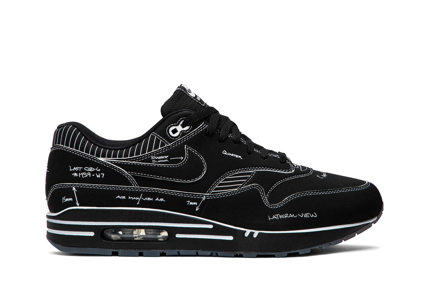 Nike Air Max 1 'Tinker Sketch To Shelf – Black Schematic' CJ4286-001