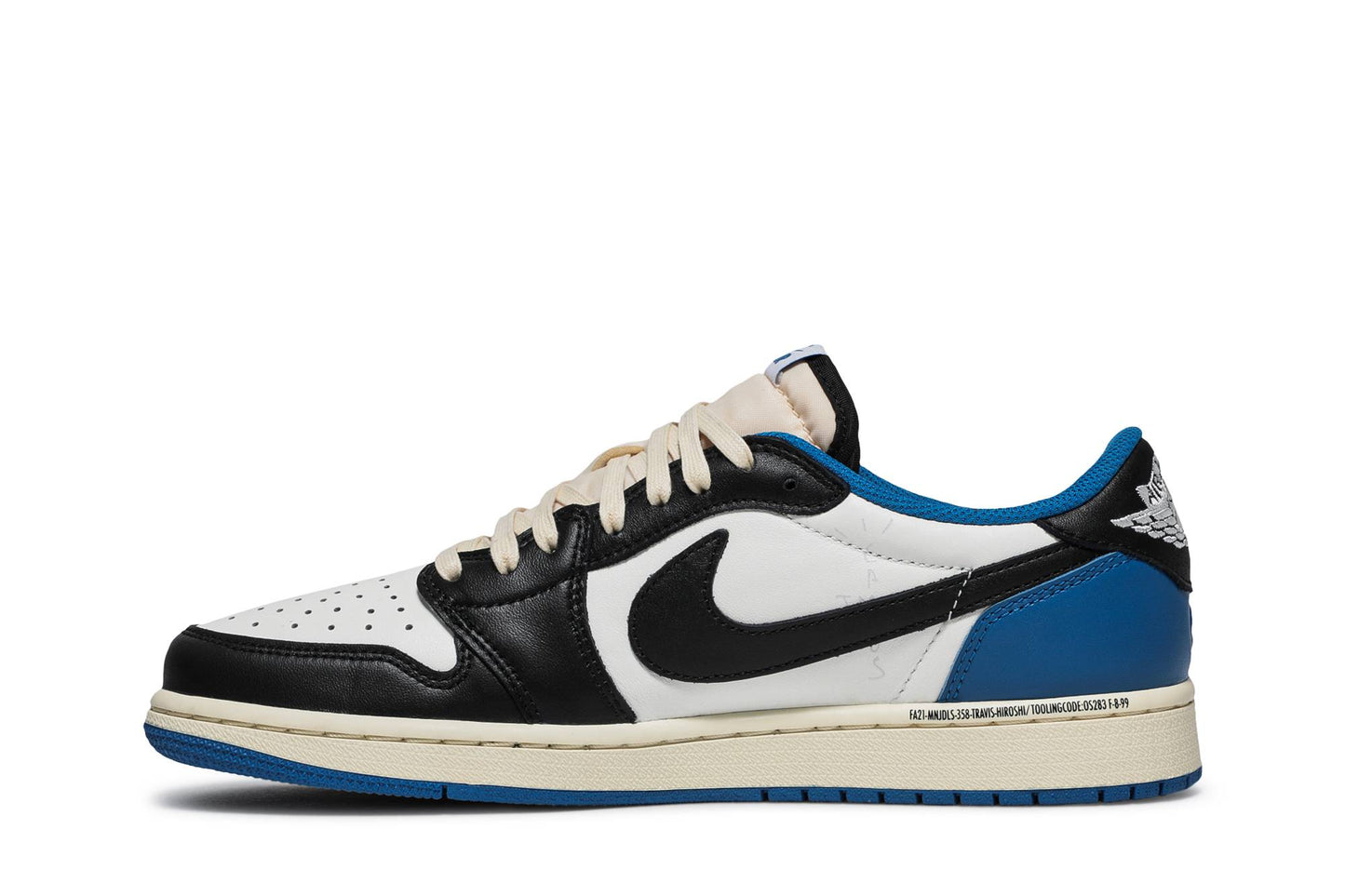Fragment Design X Travis Scott X Air Jordan 1 Retro Low Military Blue DM7866-140