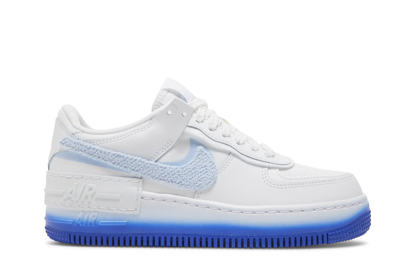 ( Women ) Nike Air Force 1 Shadow 'Chenille Swoosh – Blue Tint' FJ4567-100